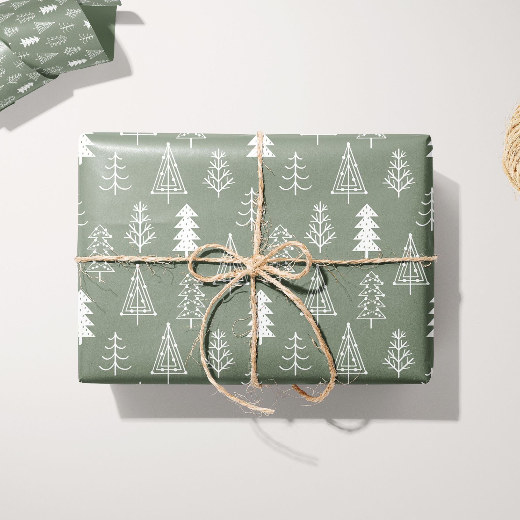 Scandi Tress Wrapping Paper