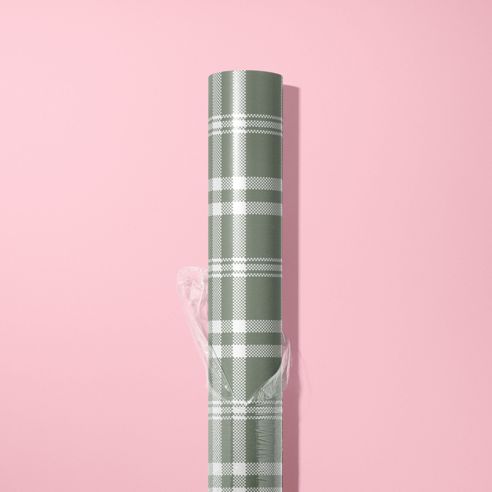 Sage Flannel Wrapping Paper