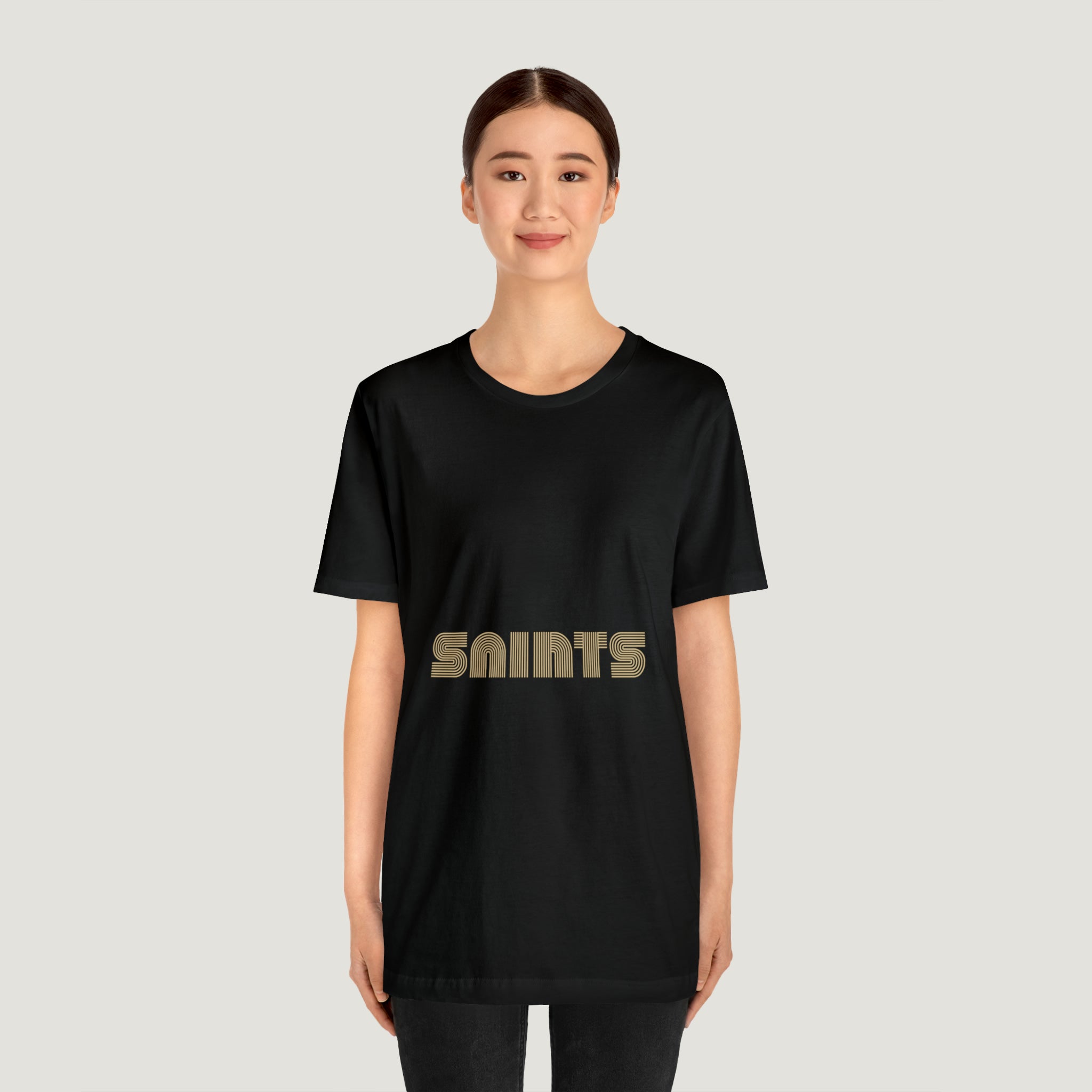 Saints Retro Lined Tee