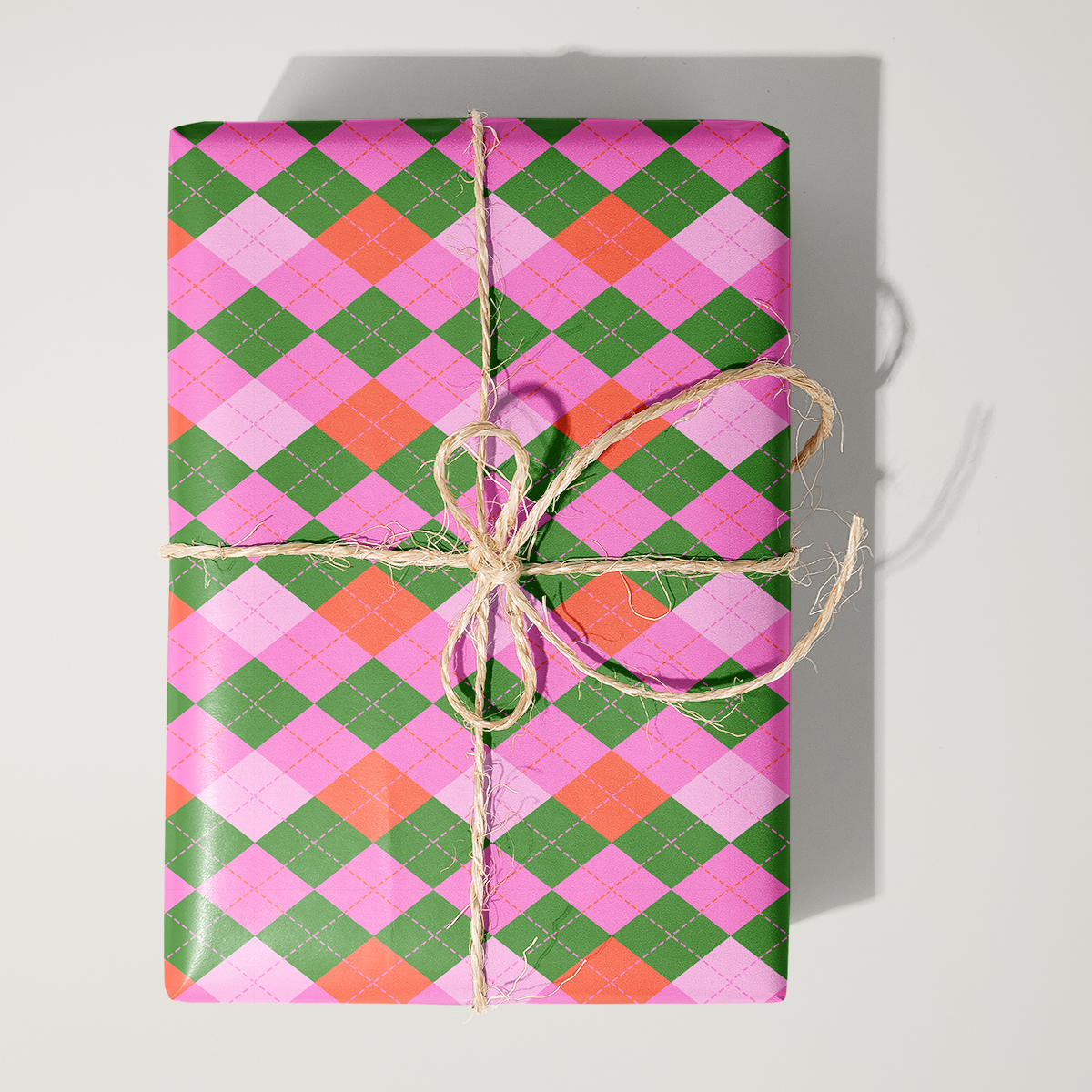 Flannel Palm Royale Wrapping Paper