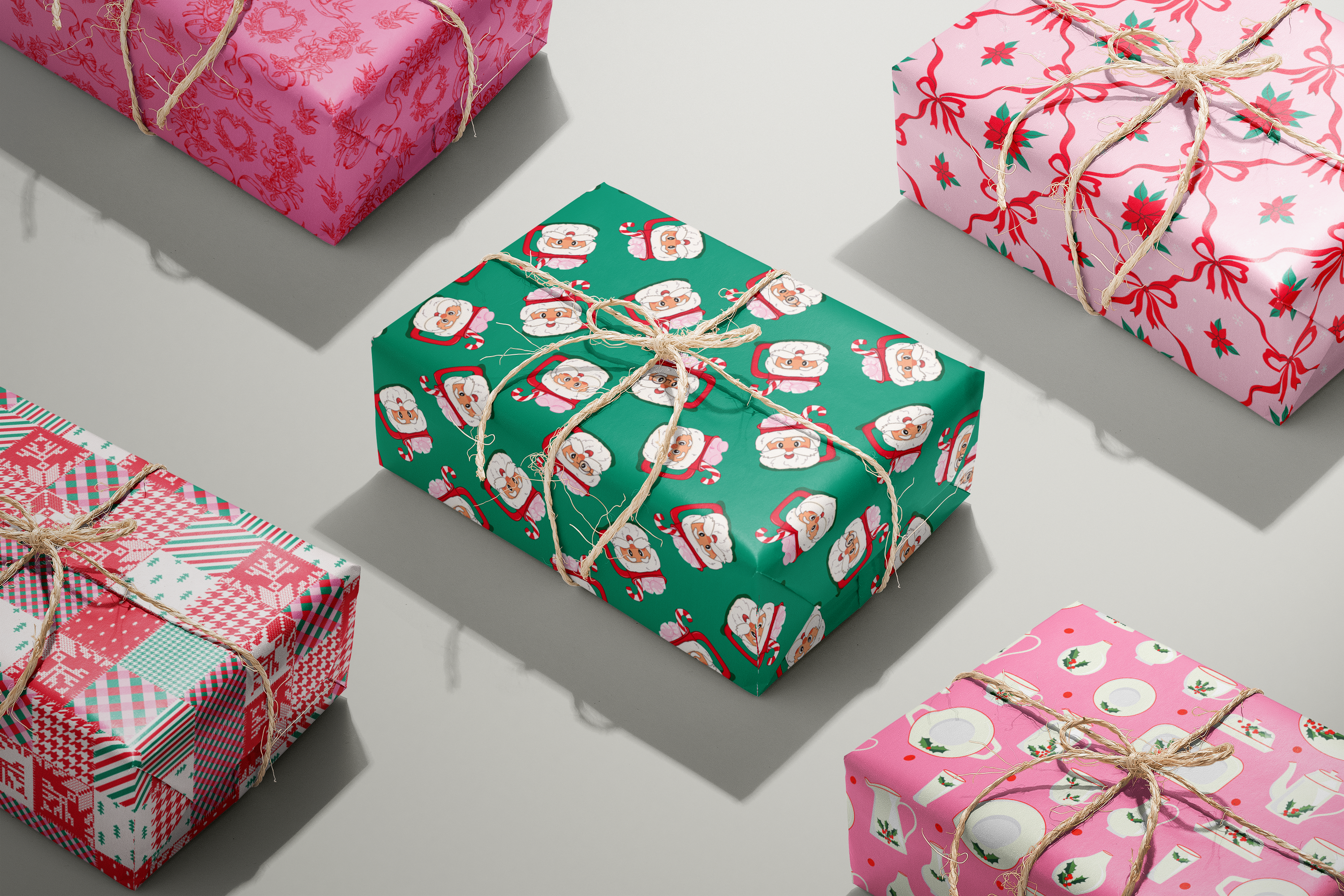 Patchwork Wrapping Paper