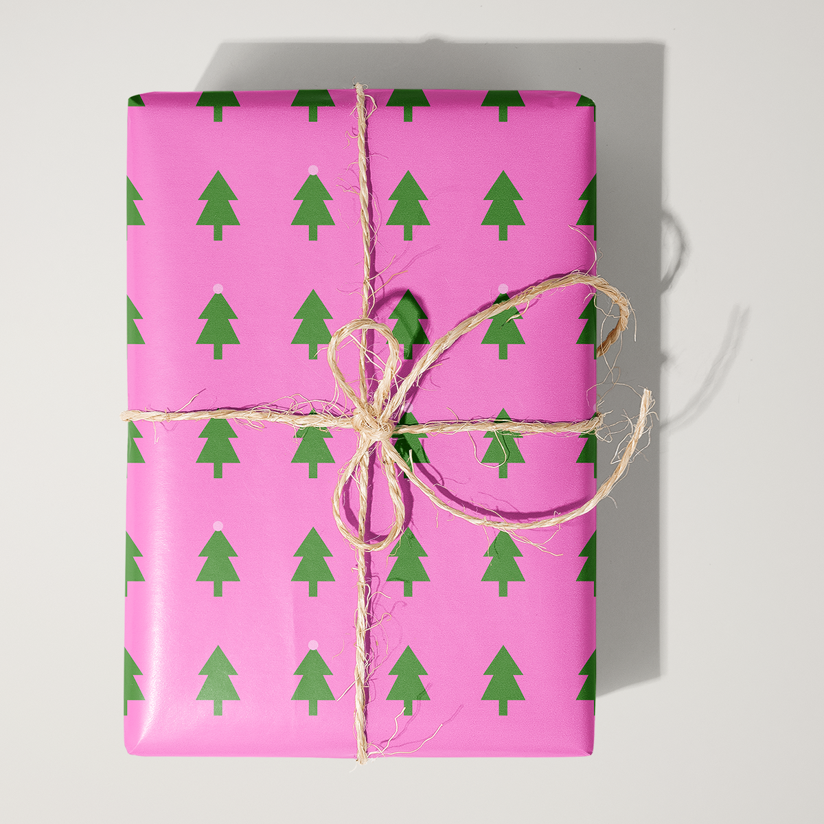 Christmas Trees Pattern Wrapping Paper