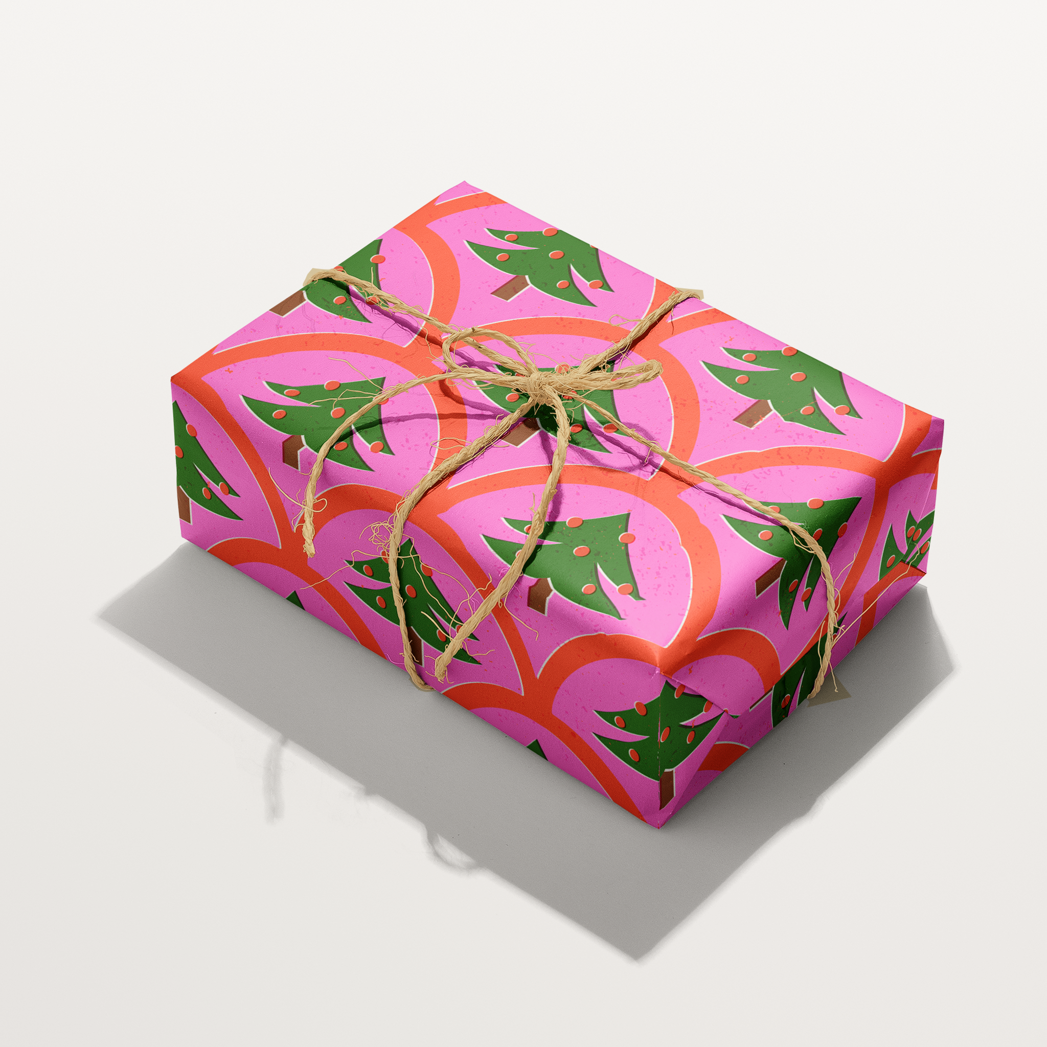 Ornament Trees Wrapping Paper