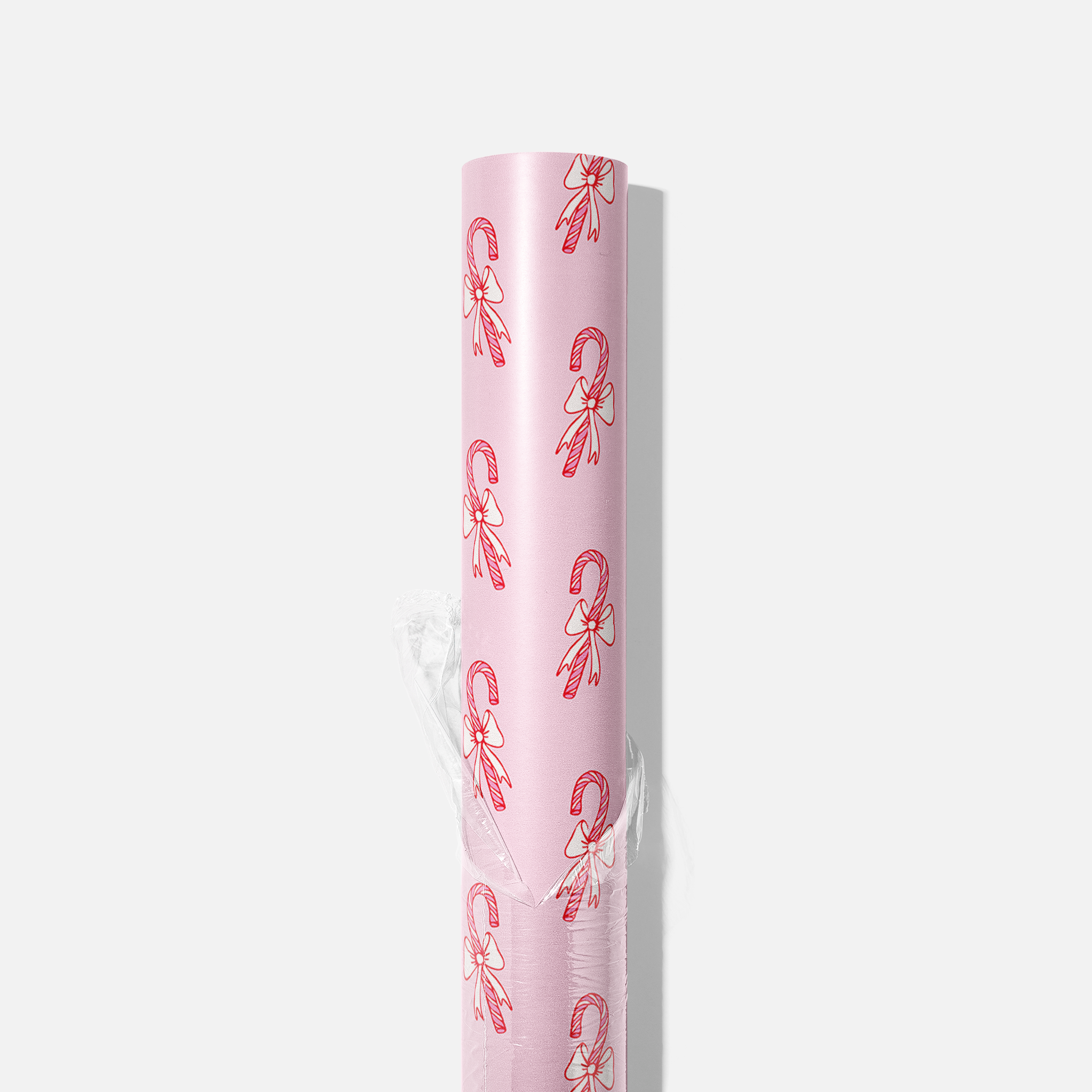 Retro Candy Cane Wrapping Paper