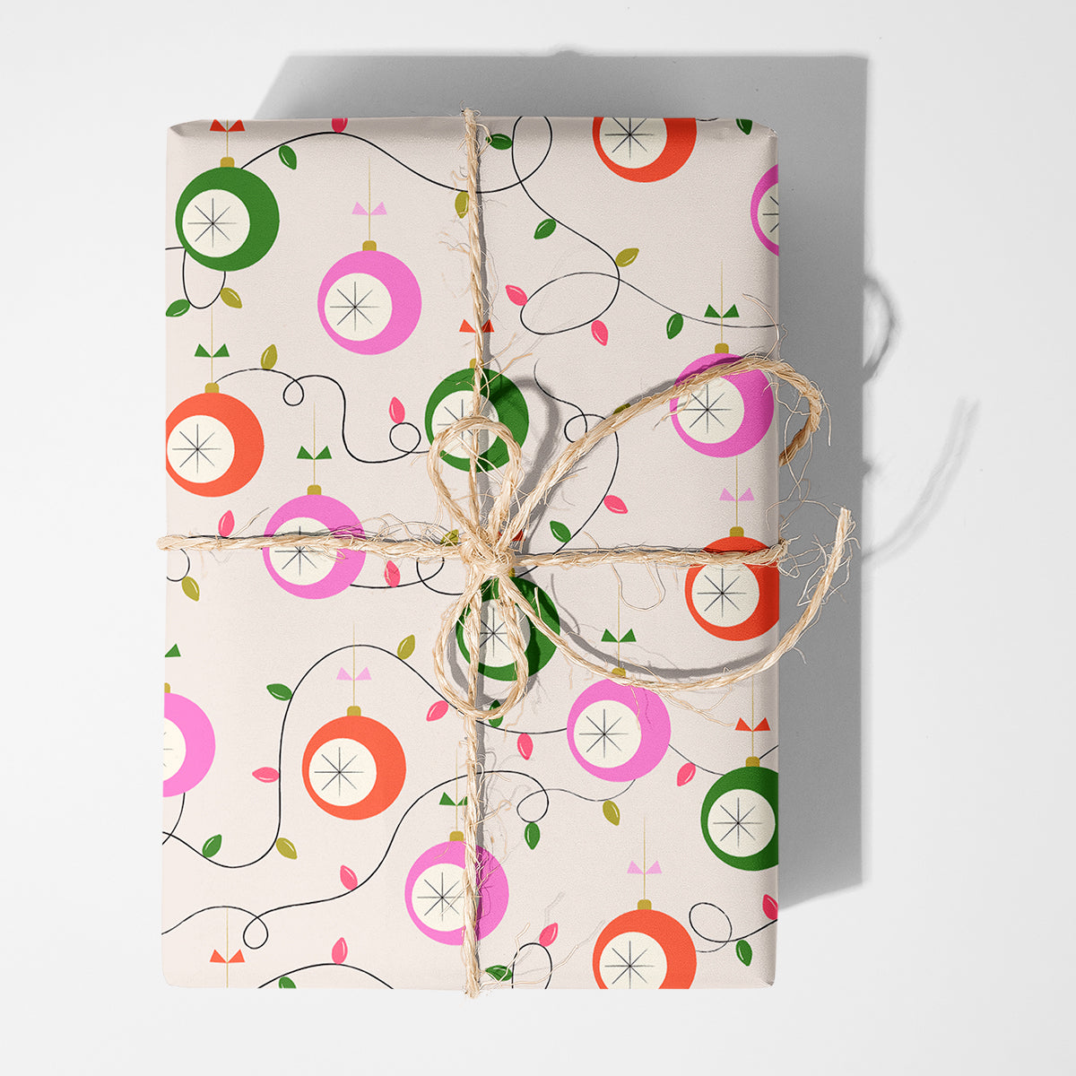 Ornament Lights Wrapping Paper