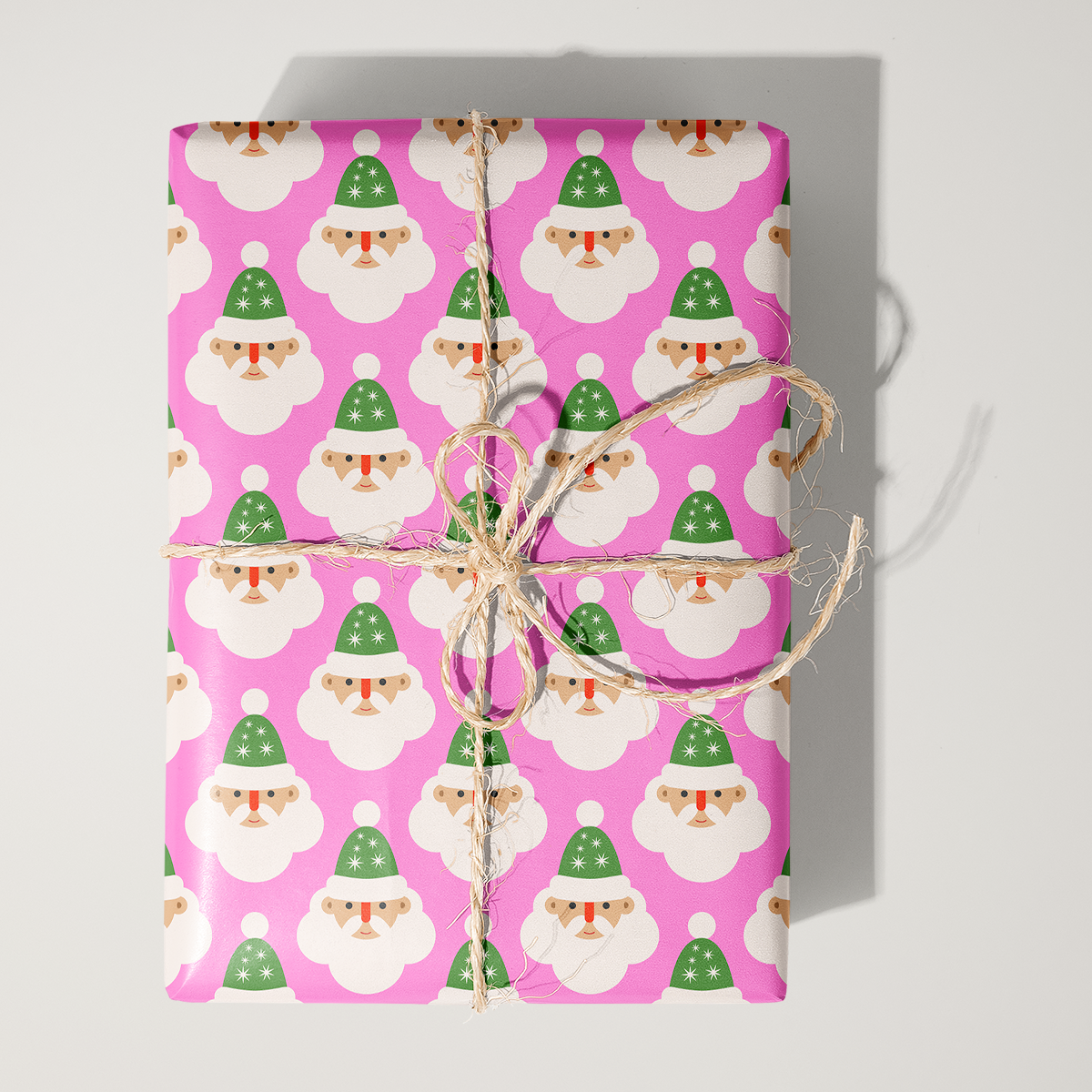 Santas Palm Royale Wrapping Paper