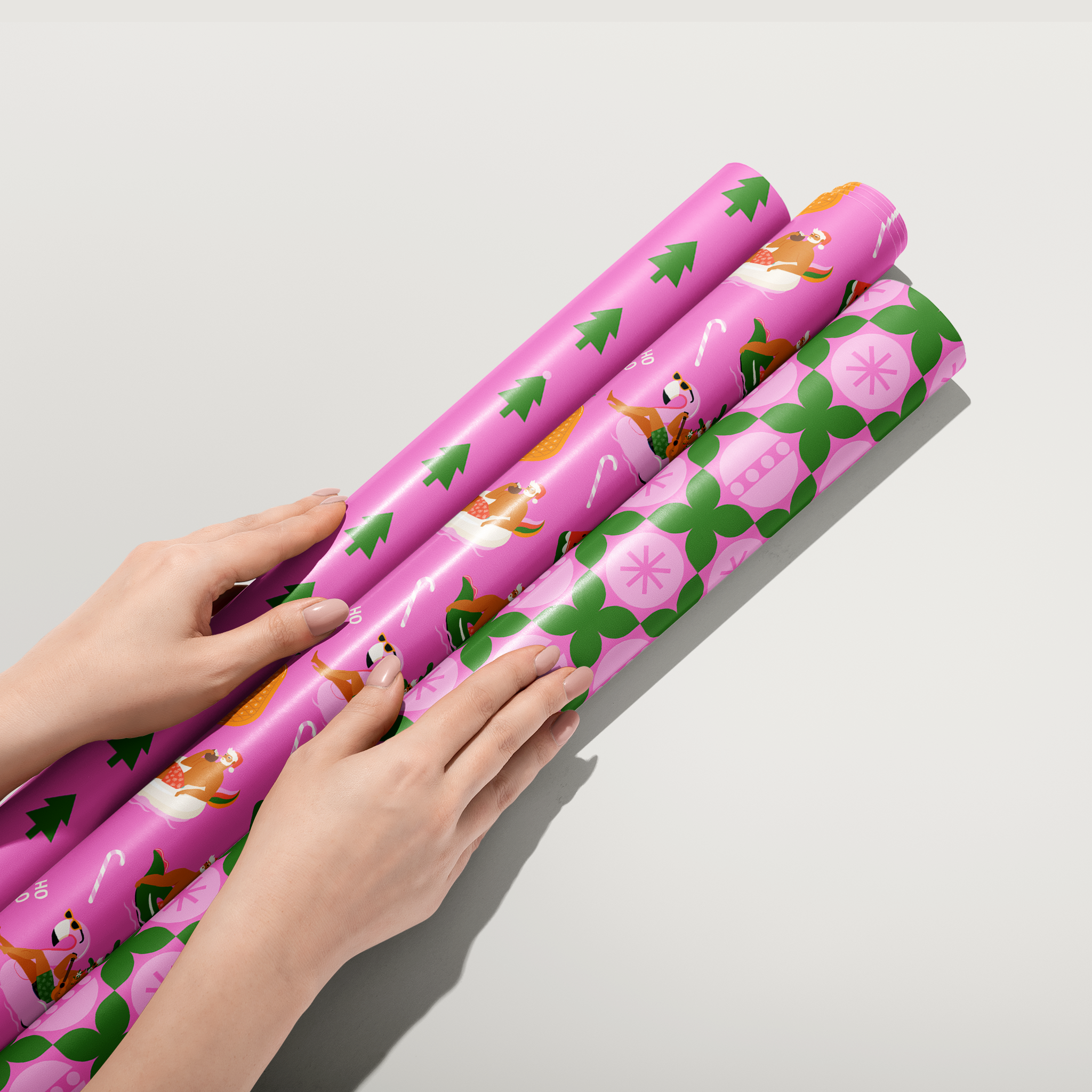 Tropical Holiday Wrapping Paper