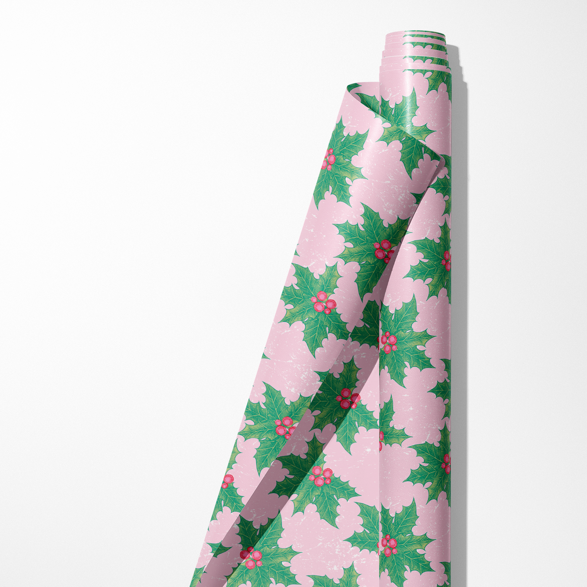 Mistletoe Grunge Wrapping Paper