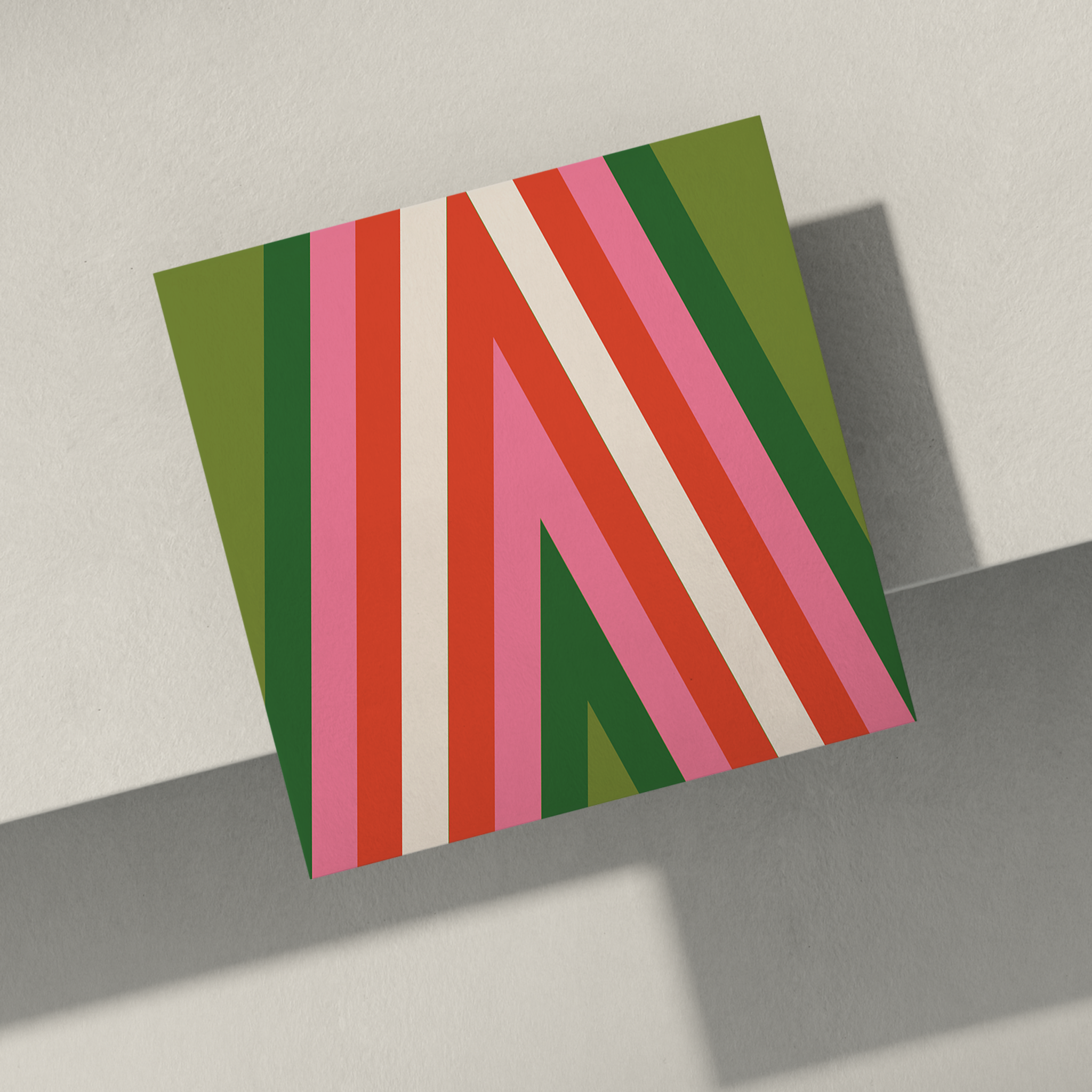 Abstract Christmas Card