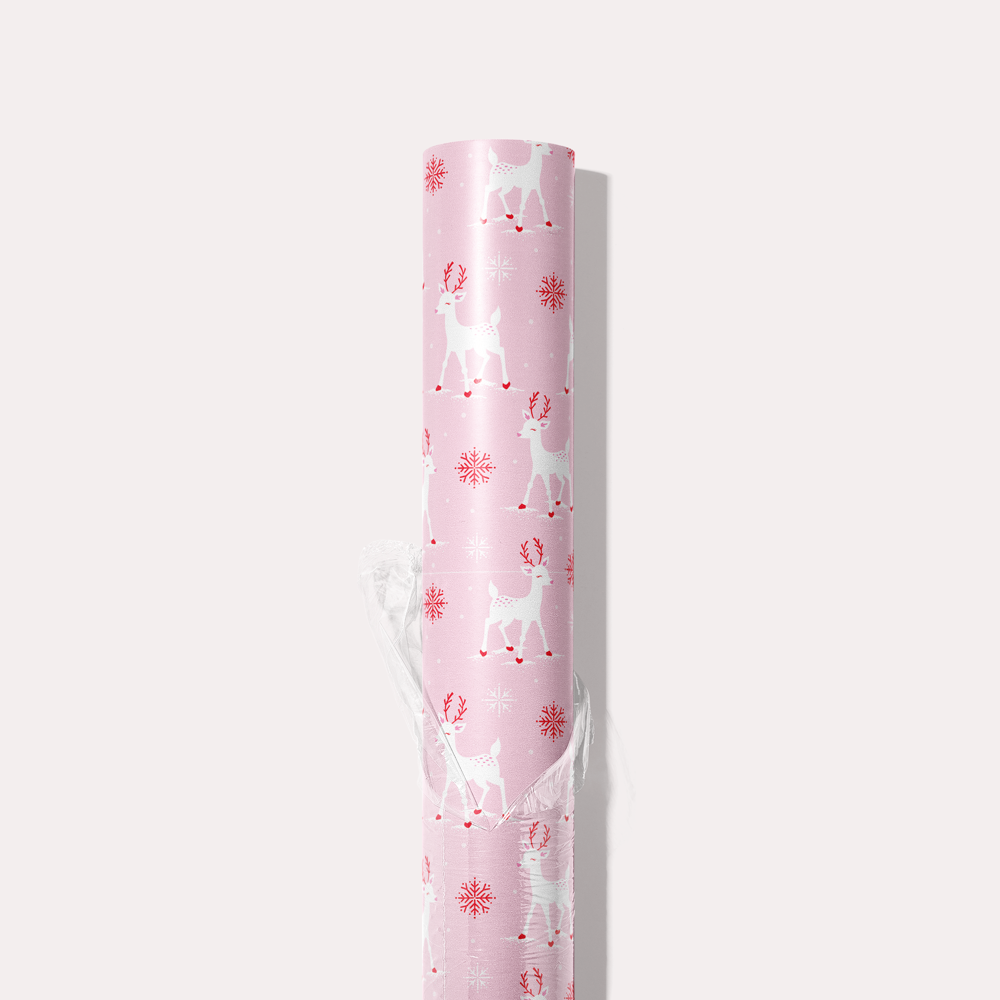 Deer & Snowflakes Wrapping Paper