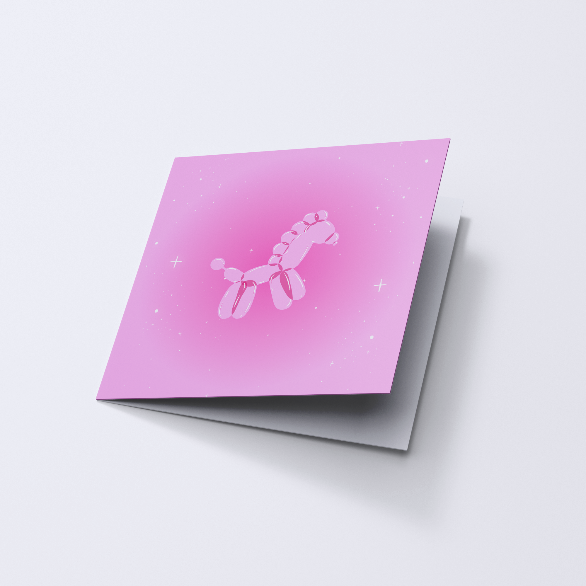 Balloon Animal Birthday Card