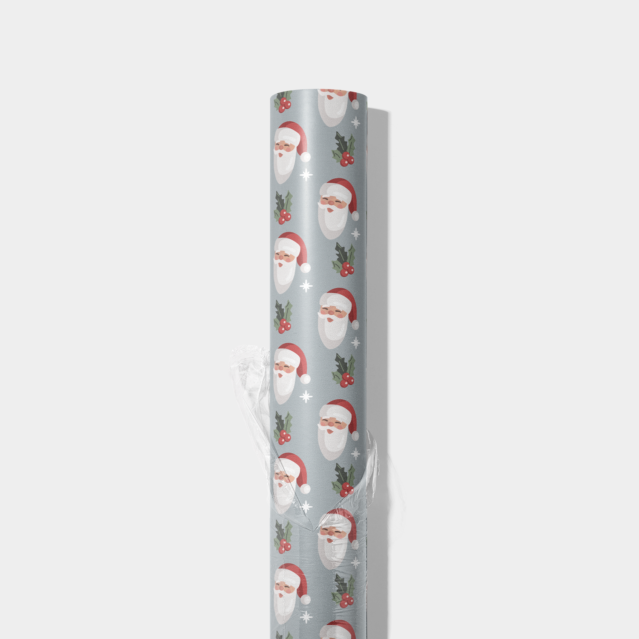 Blushing Santas Wrapping Paper