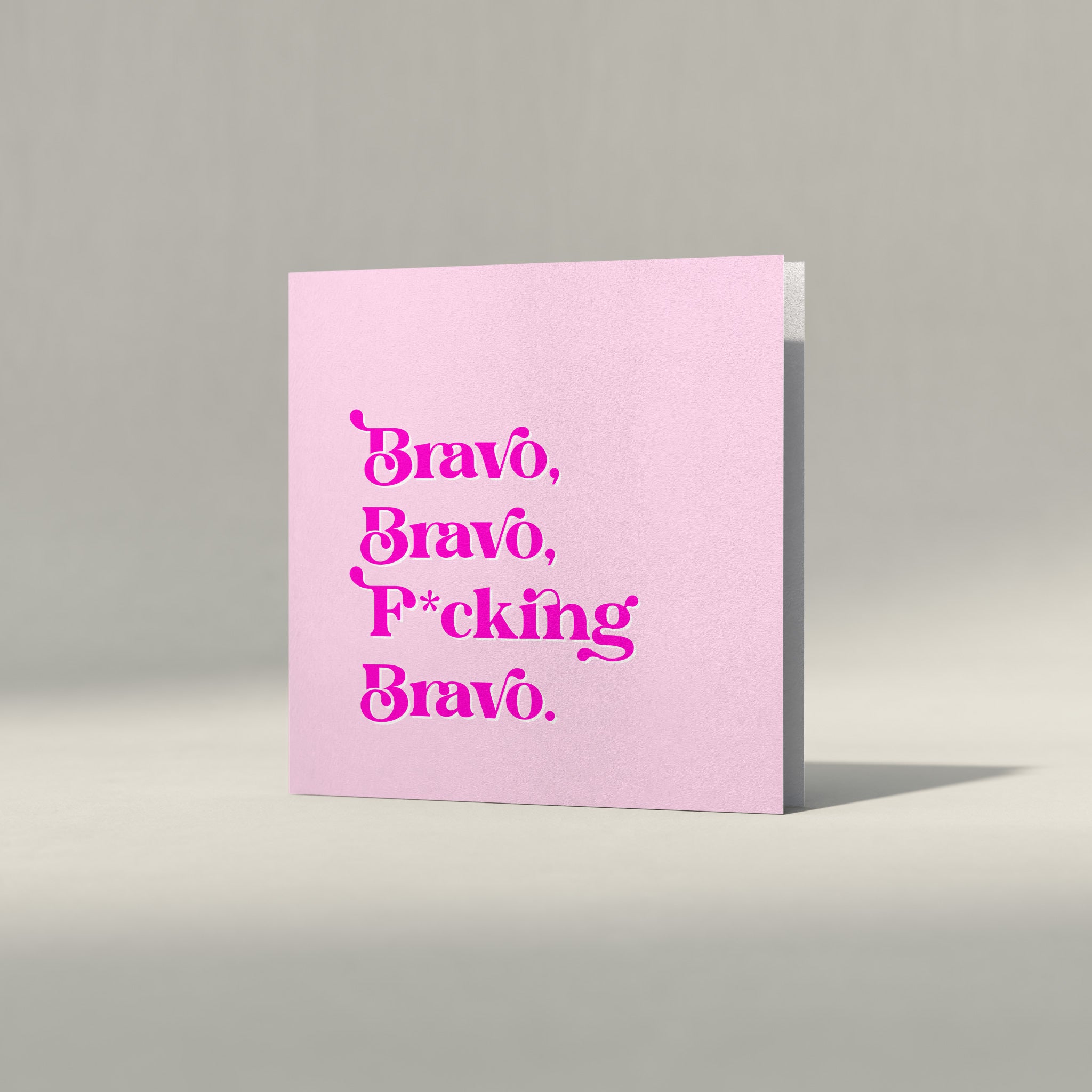 Bravo Bravo Card