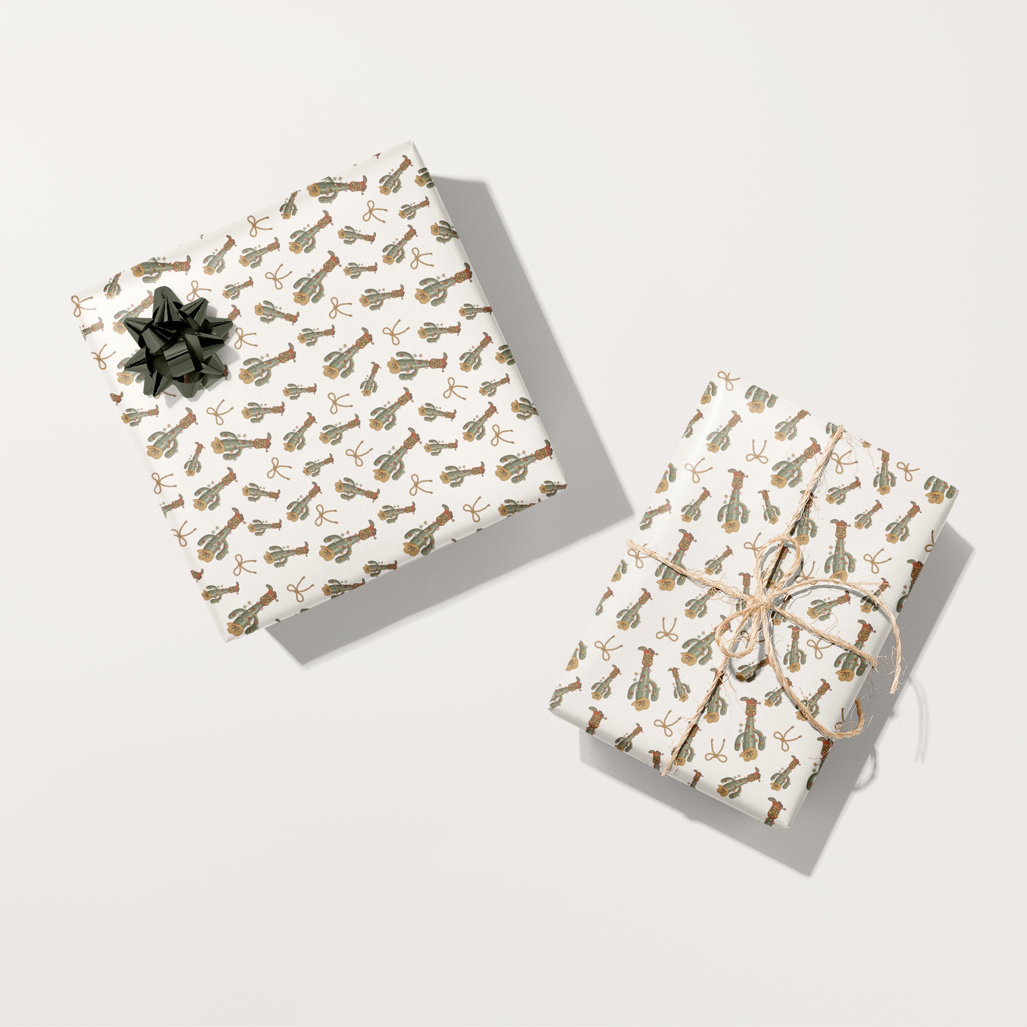 Western Cactus Wrapping Paper