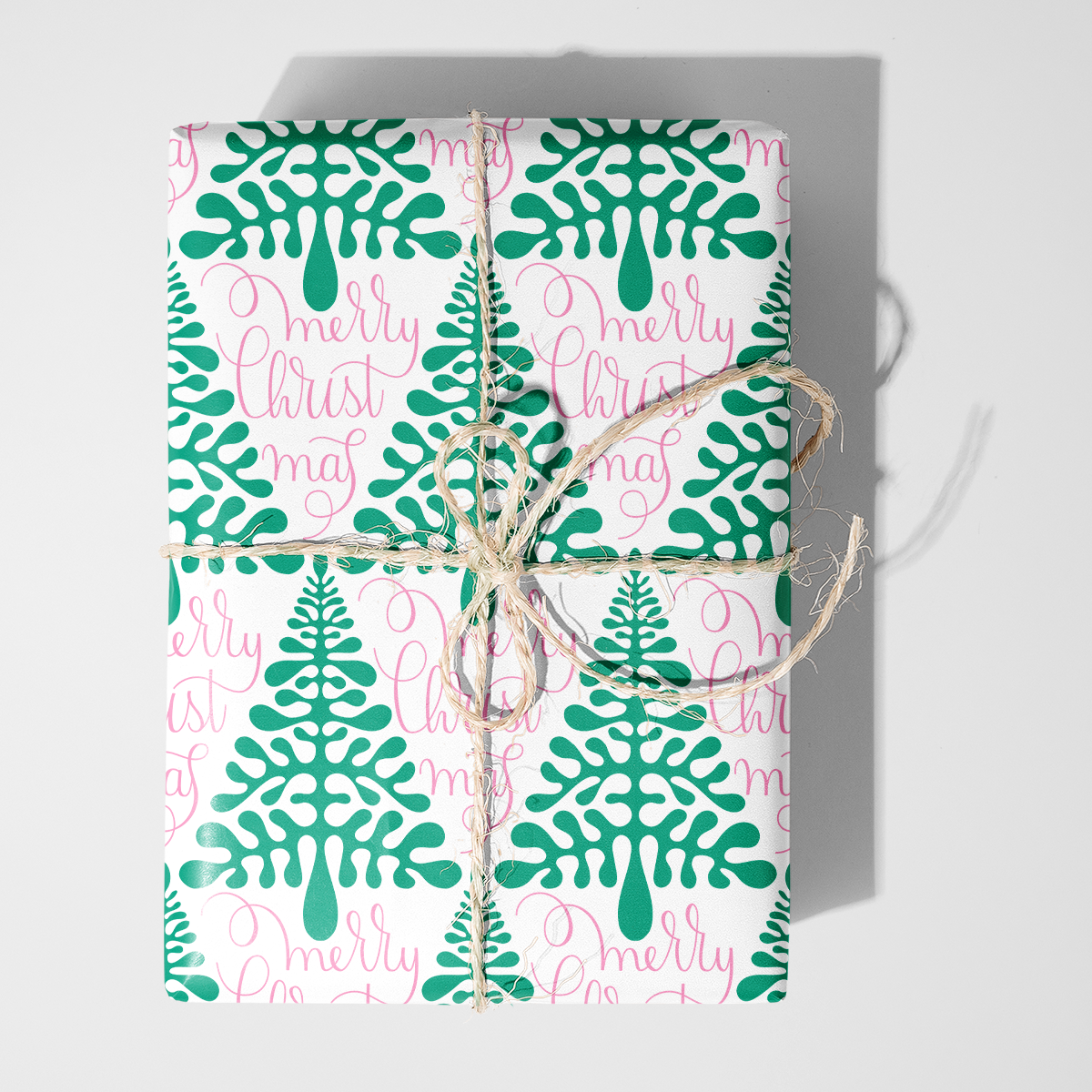 Merry Christmas Fancy Script Wrapping Paper