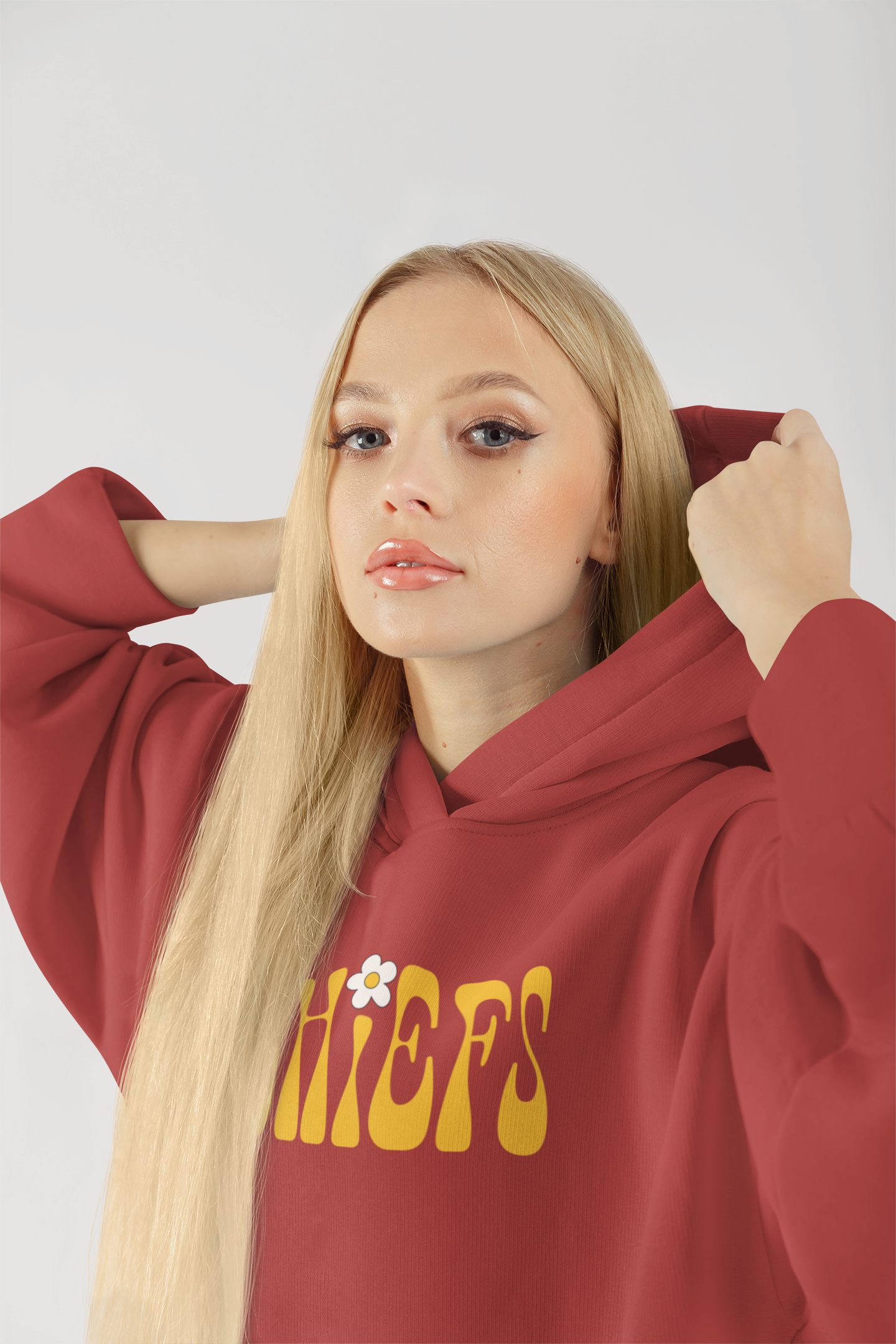 Chiefs Floral Pigment Dyed Hoodie