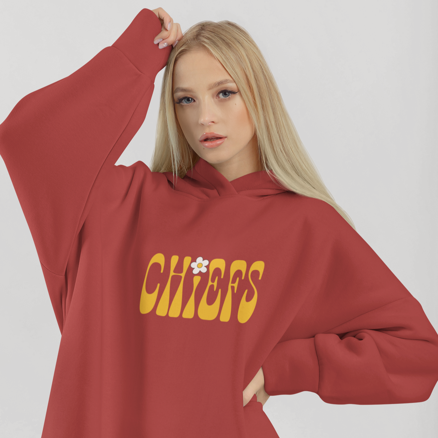 Chiefs Floral Pigment Dyed Hoodie