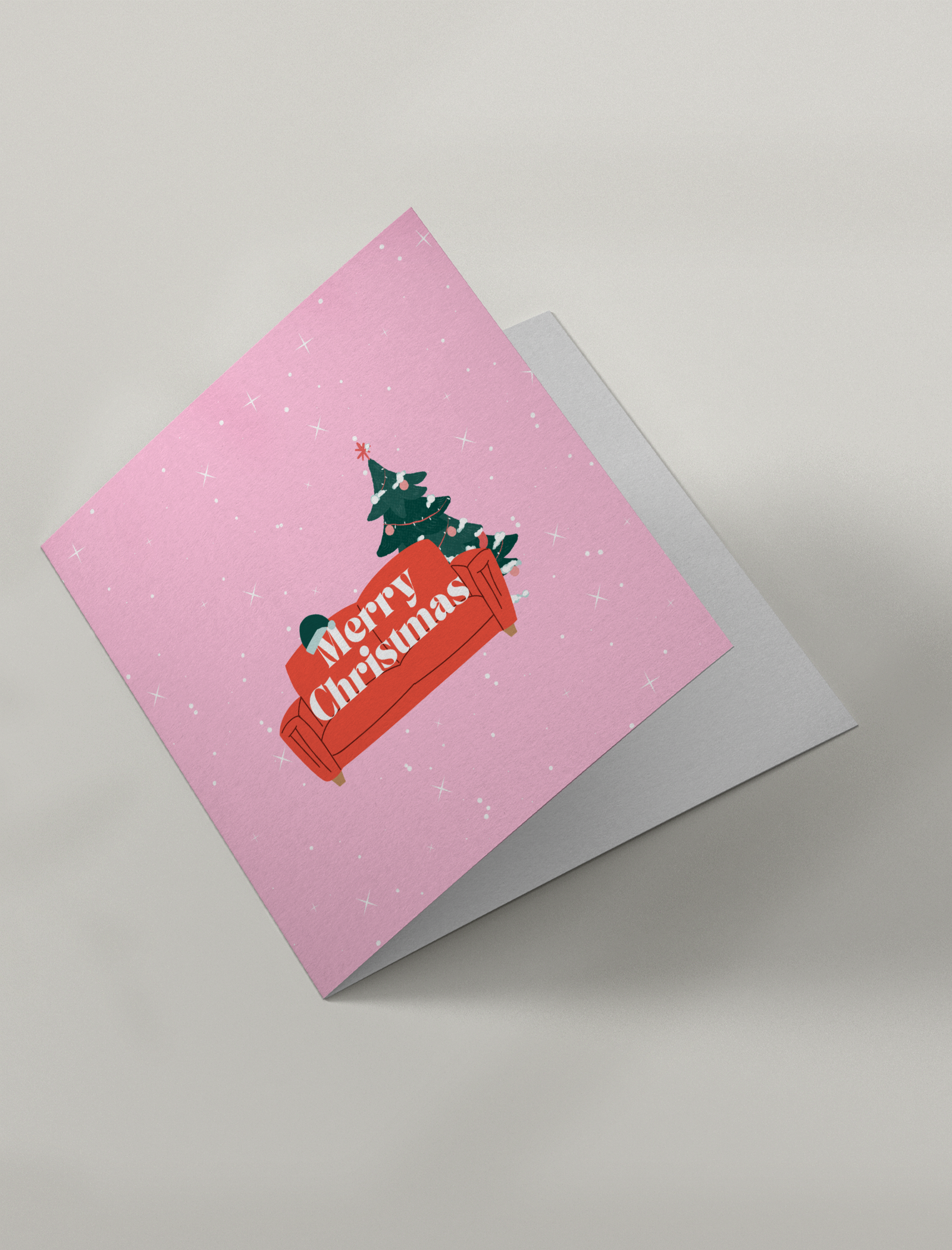 Merry Christmas Couch Card