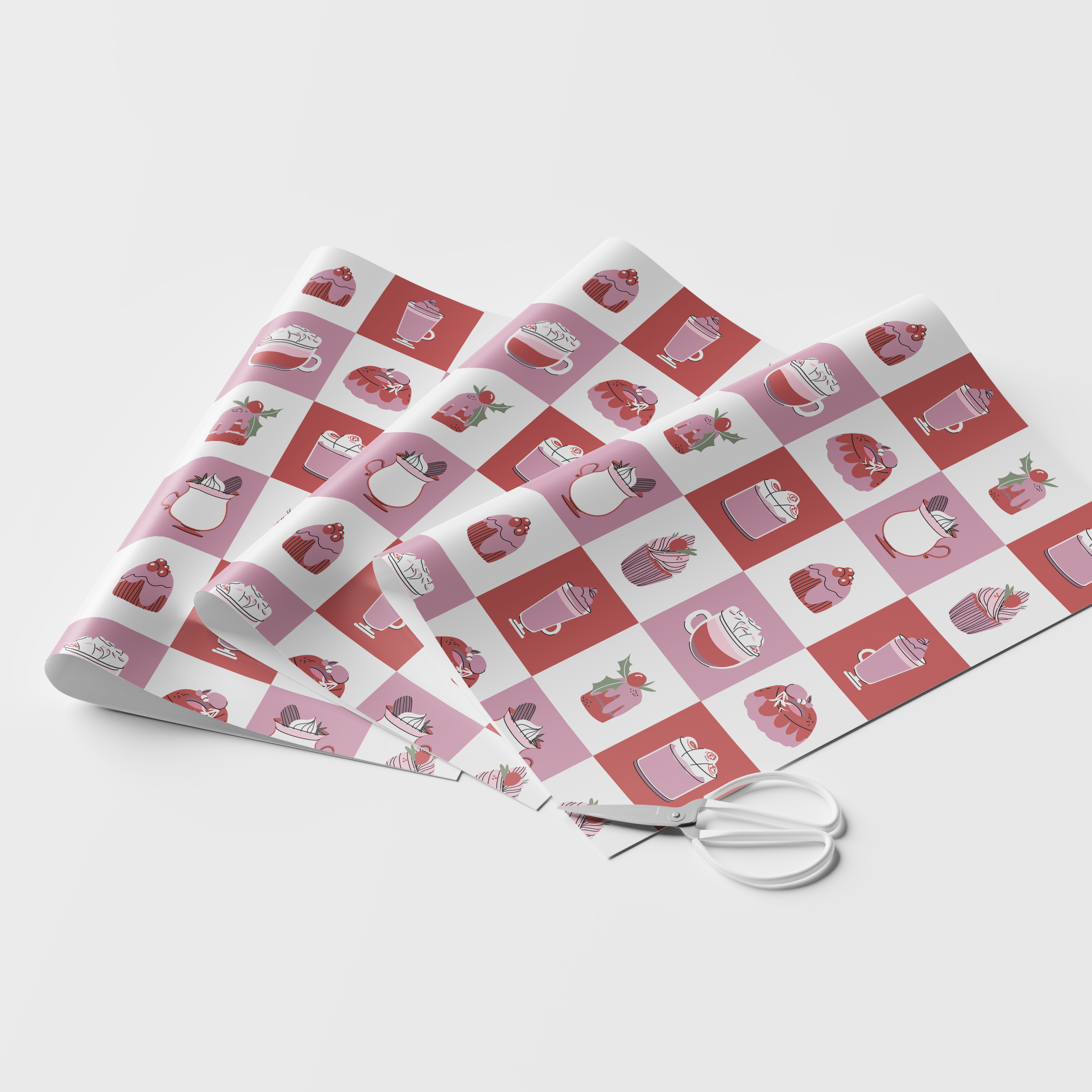 Christmas Desserts Wrapping Paper