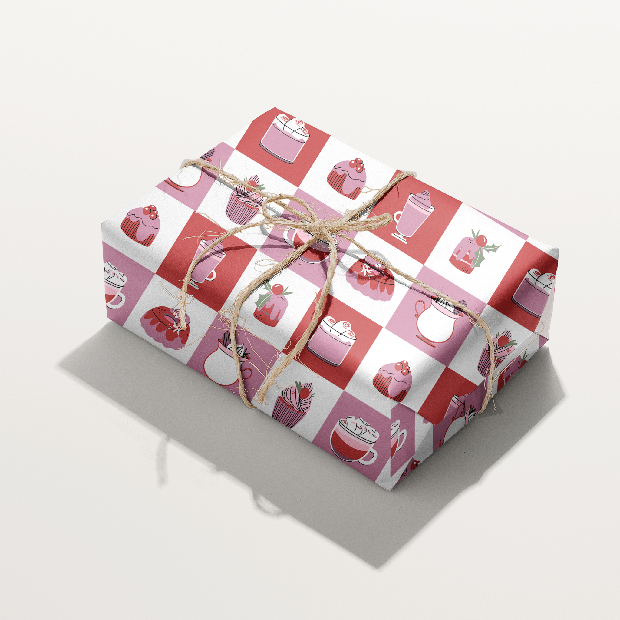 Christmas Desserts Wrapping Paper