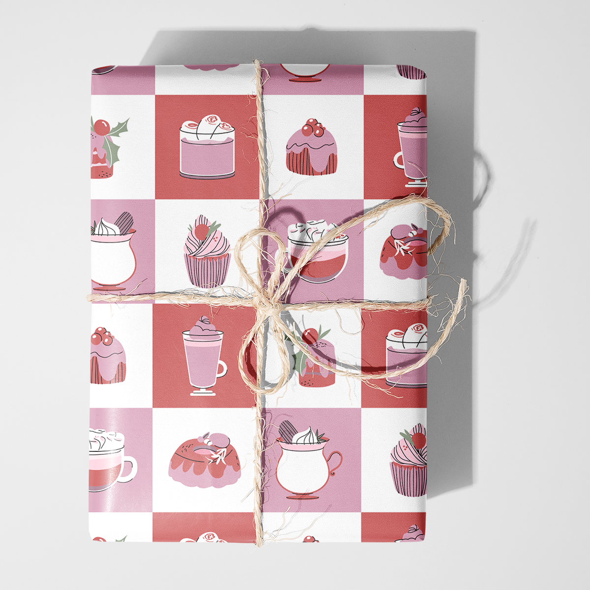 Christmas Desserts Wrapping Paper