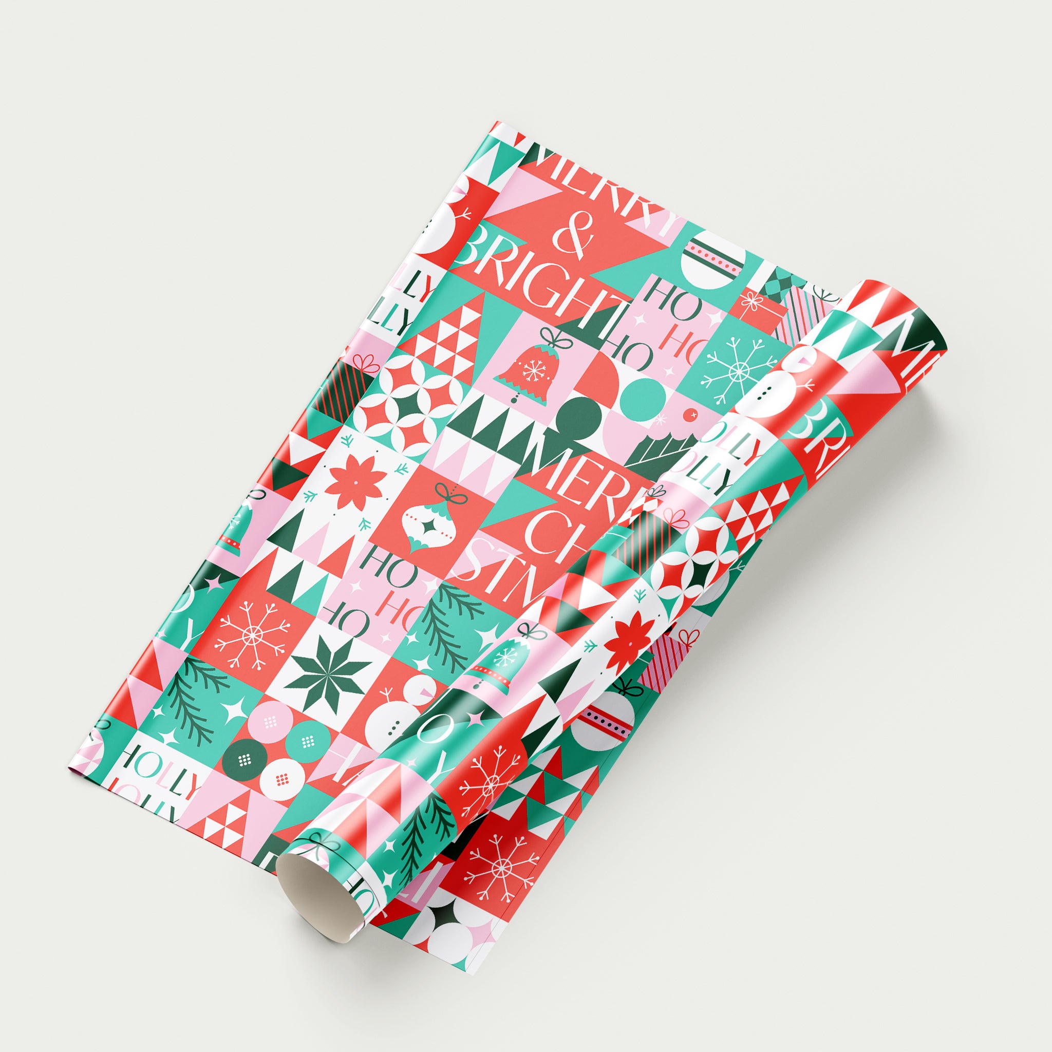 Abstract Collage Wrapping Paper