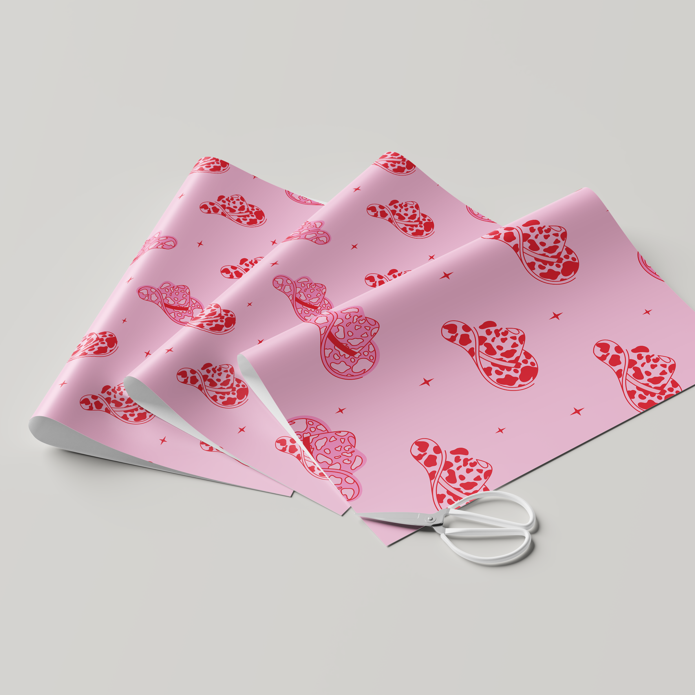 Cowgirl Hats Wrapping Paper