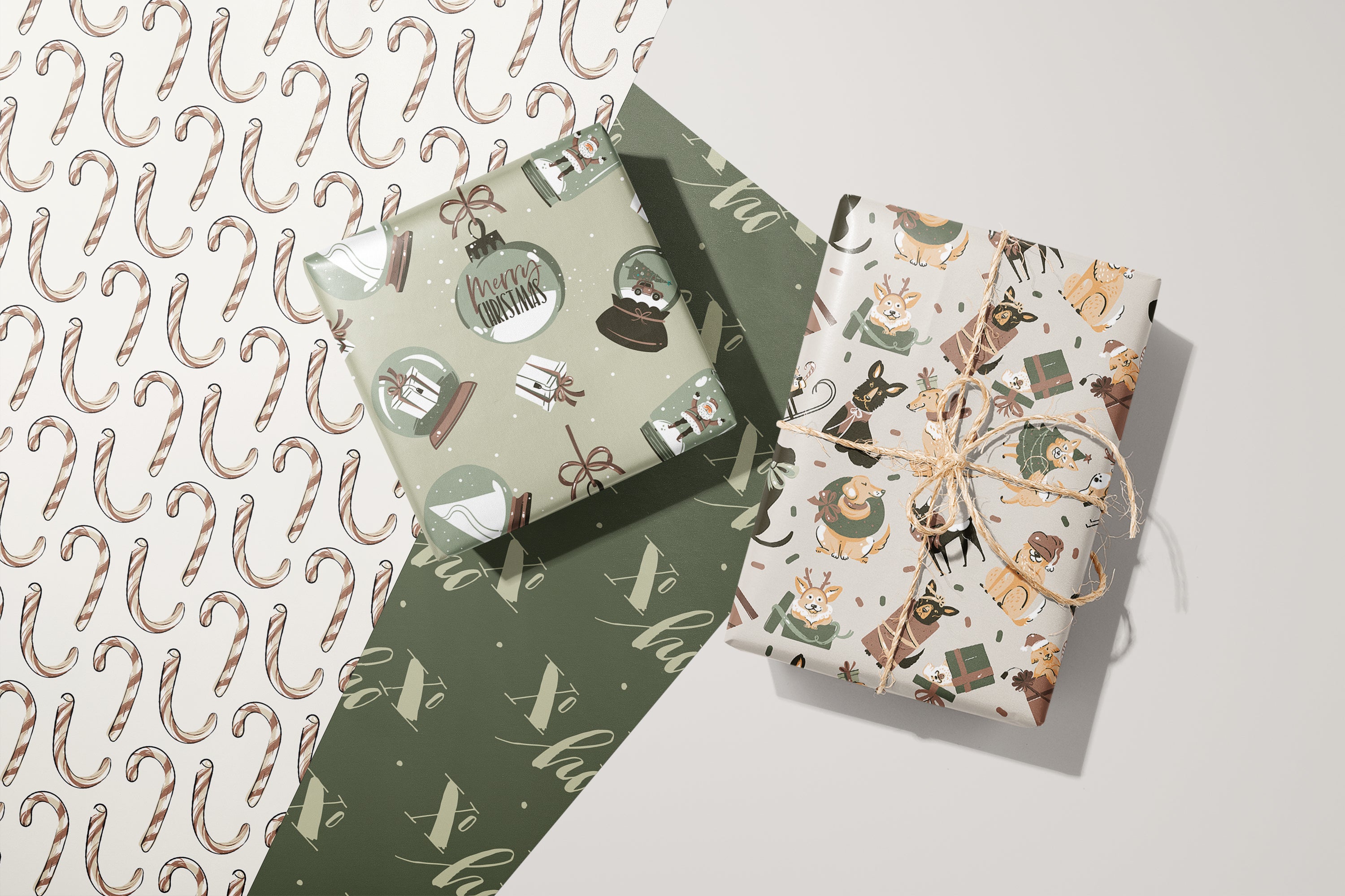 Fashion Dogs Wrapping Paper