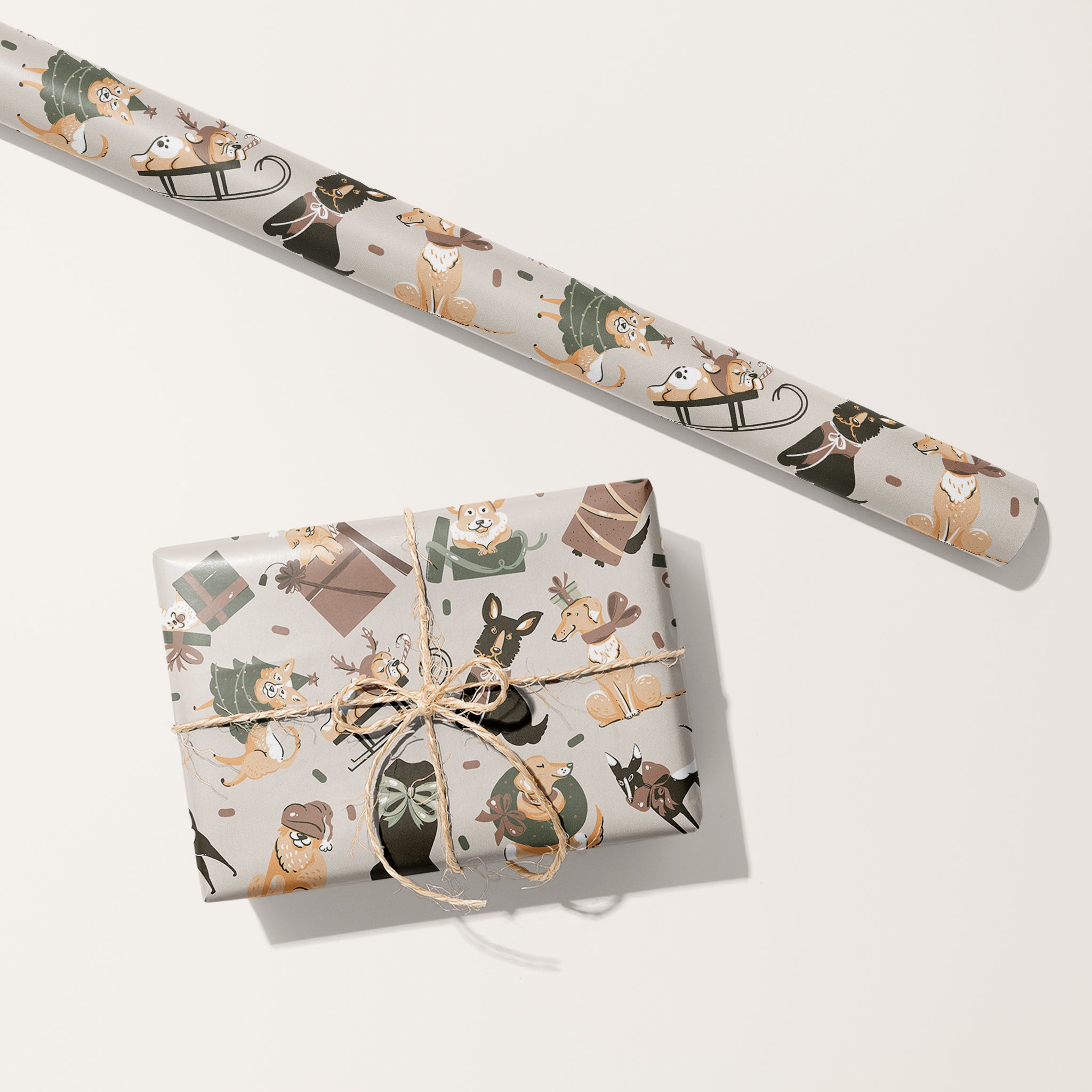 Fashion Dogs Wrapping Paper