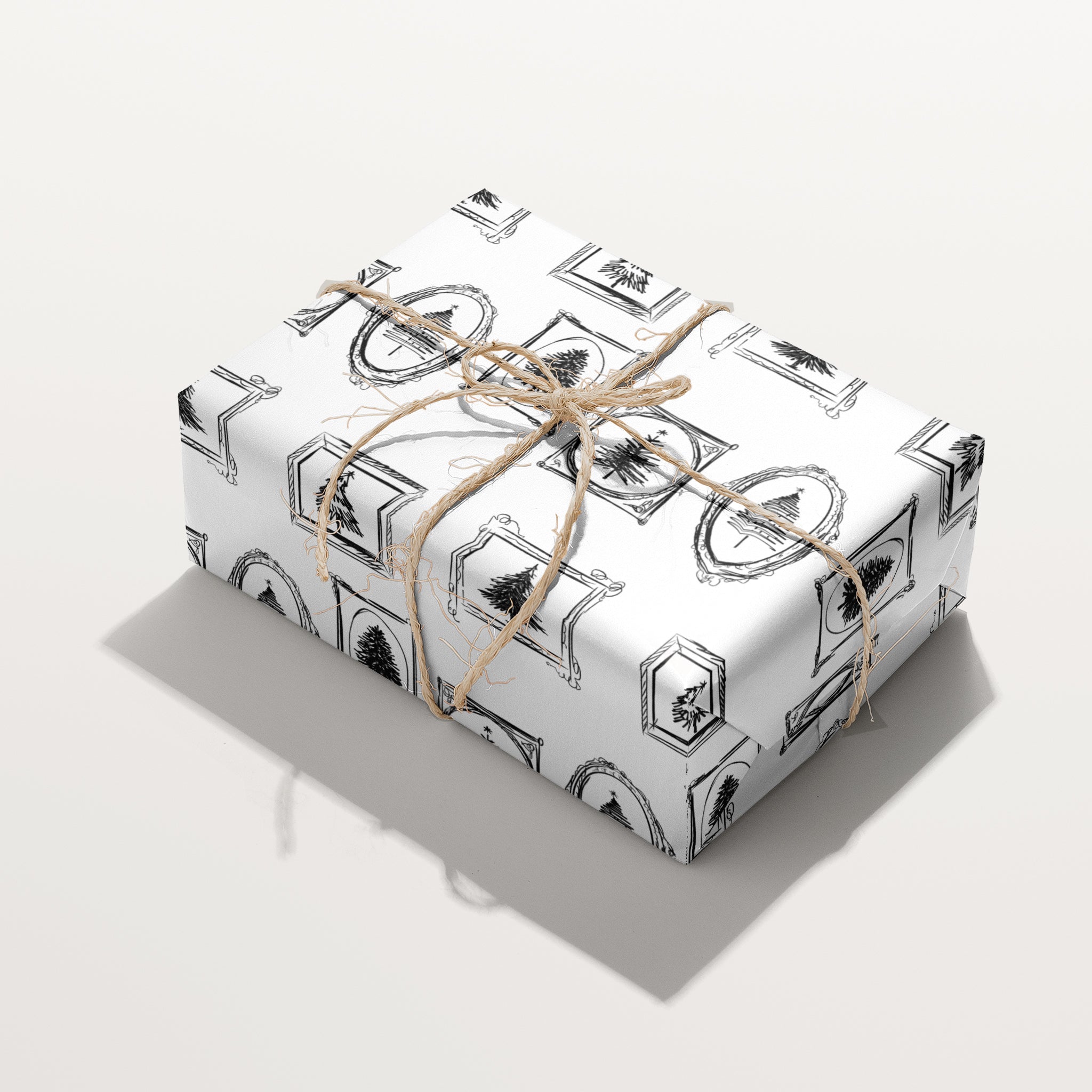 Christmas Frames Wrapping Paper