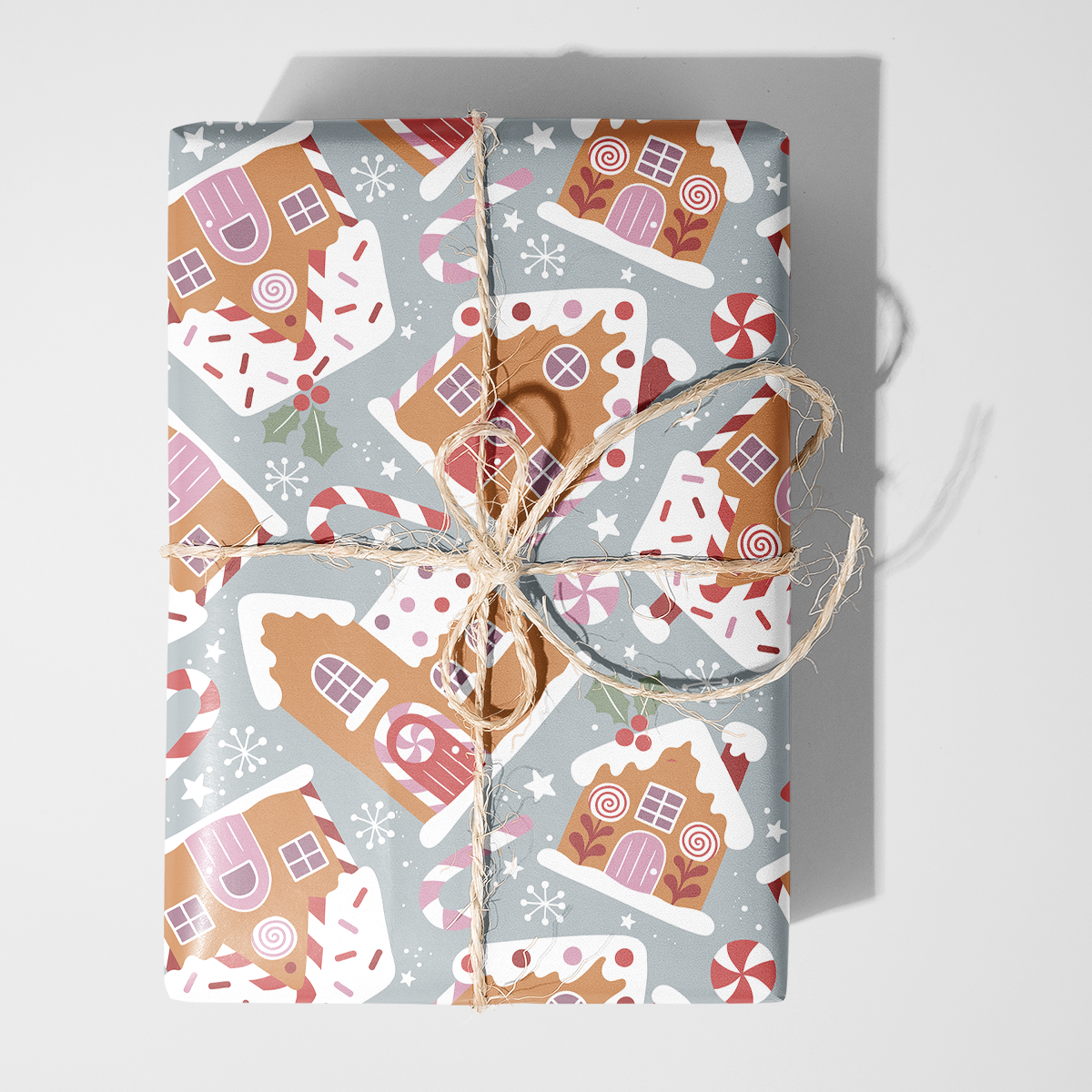 Gingerbread Houses Wrapping Paper