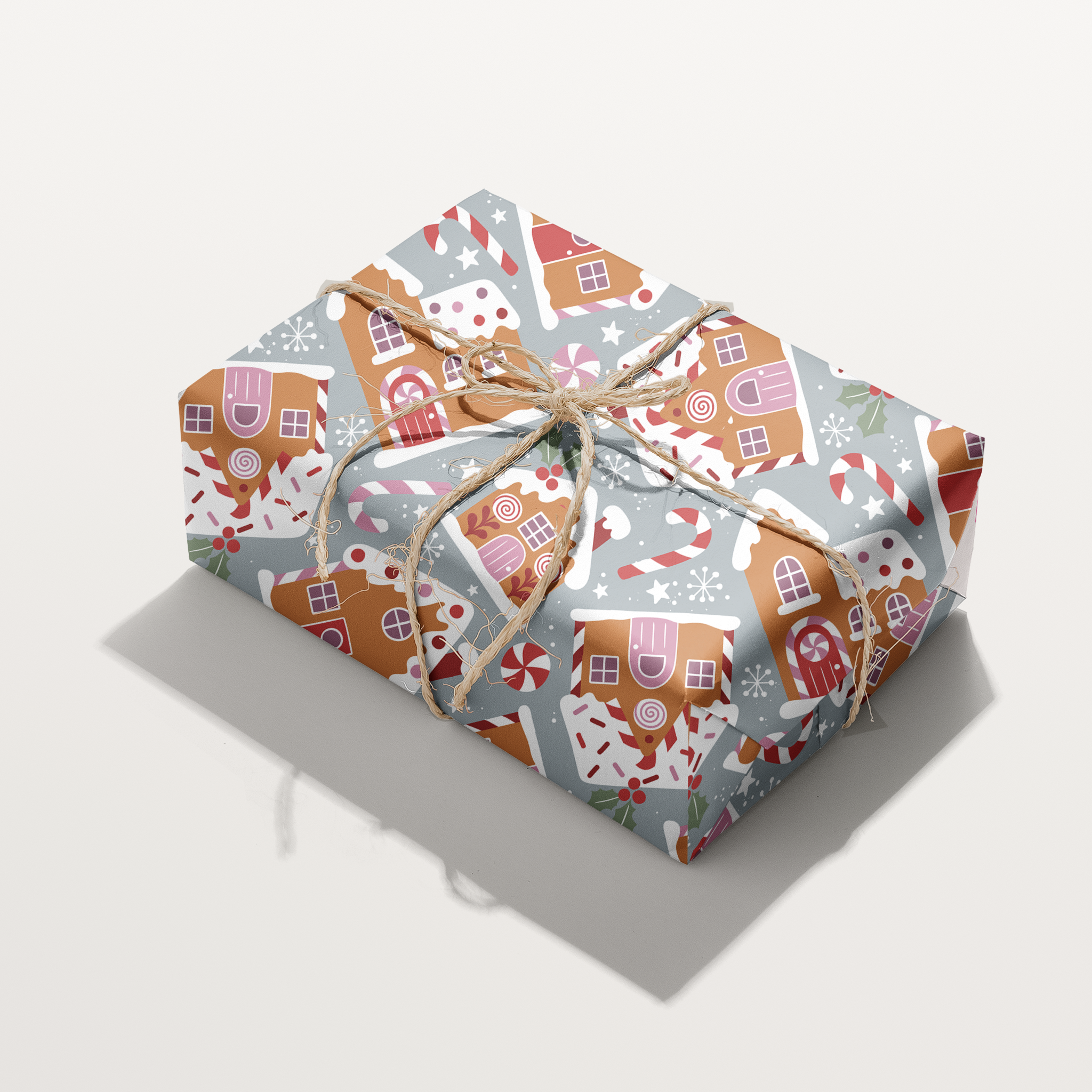 Gingerbread Houses Wrapping Paper