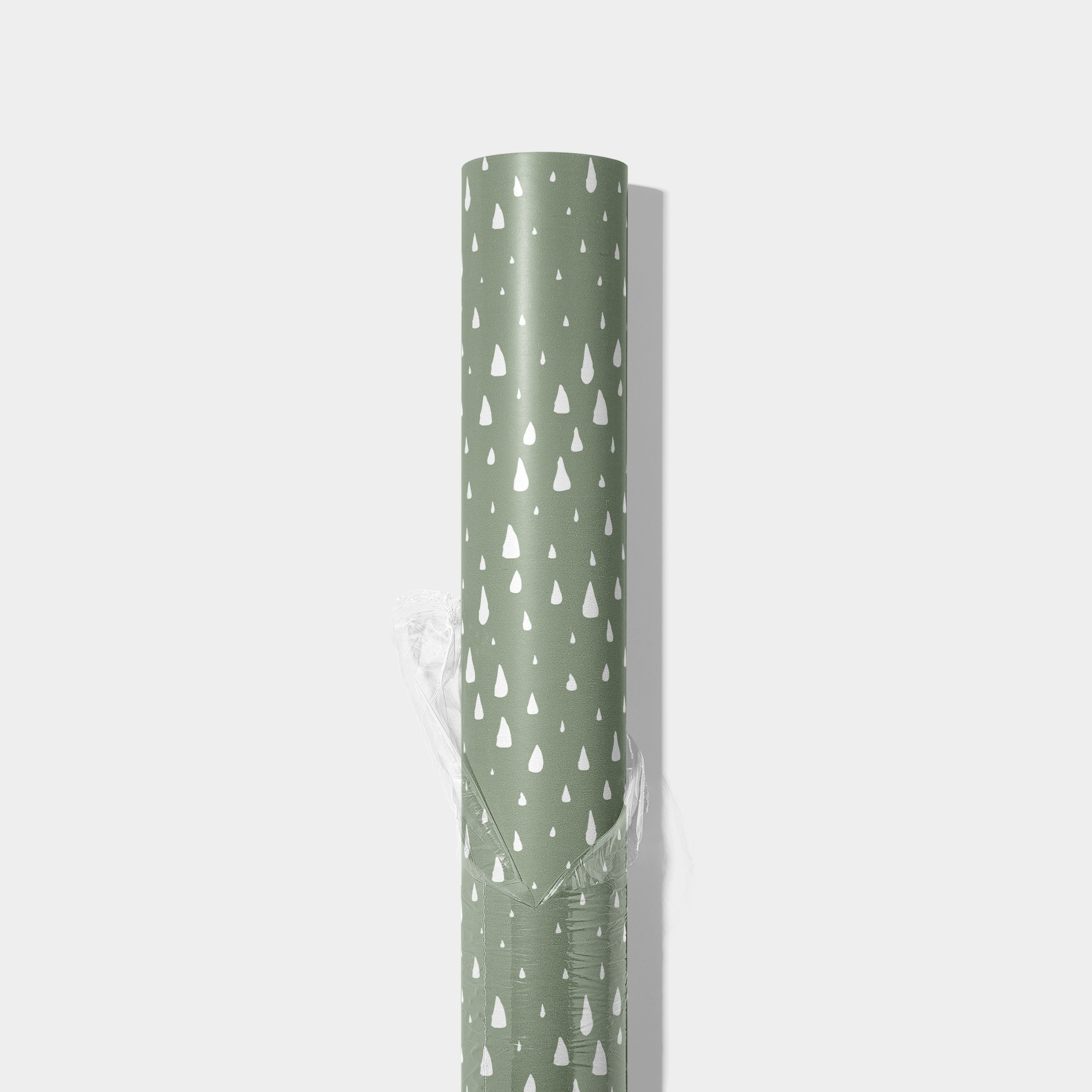 Green Snow Wrapping Paper