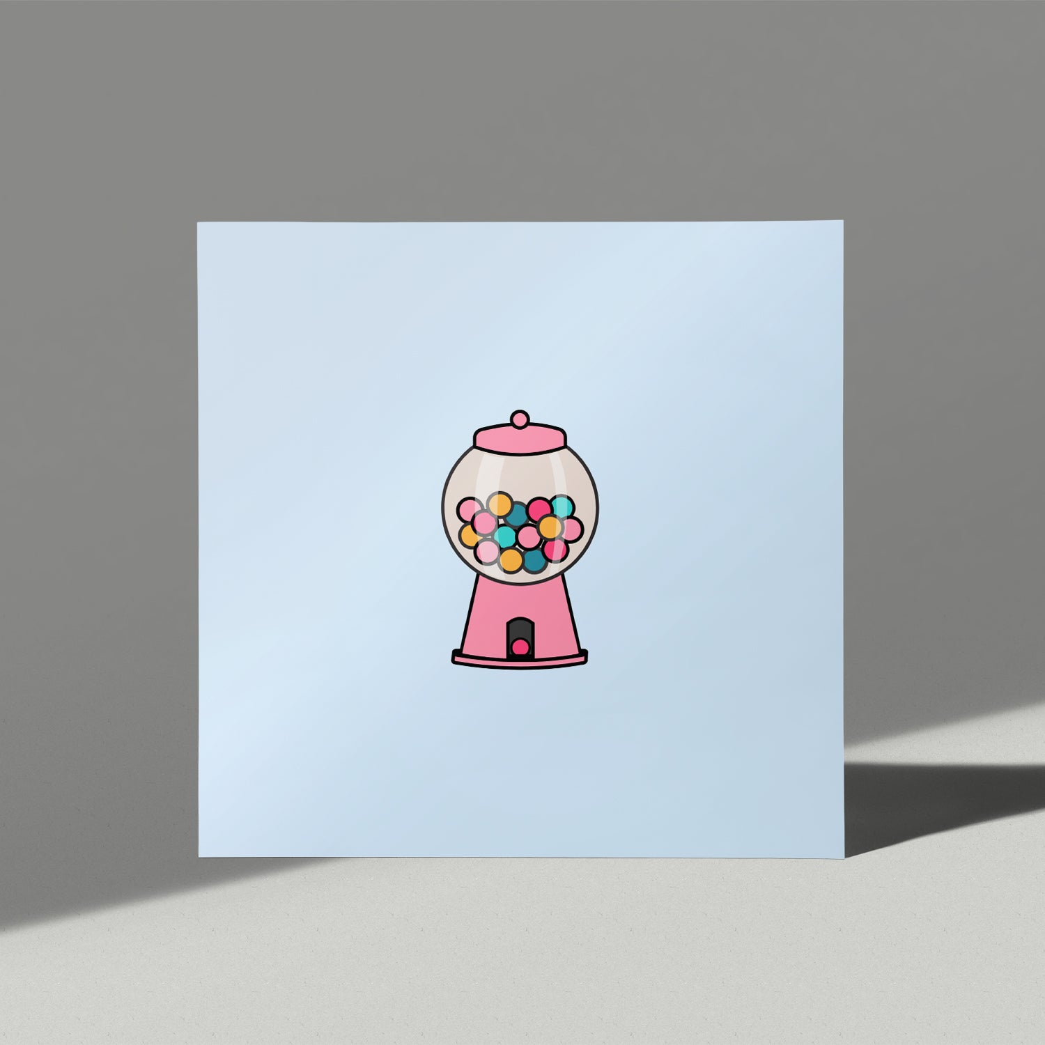 Gum Ball Machine Birthday Card