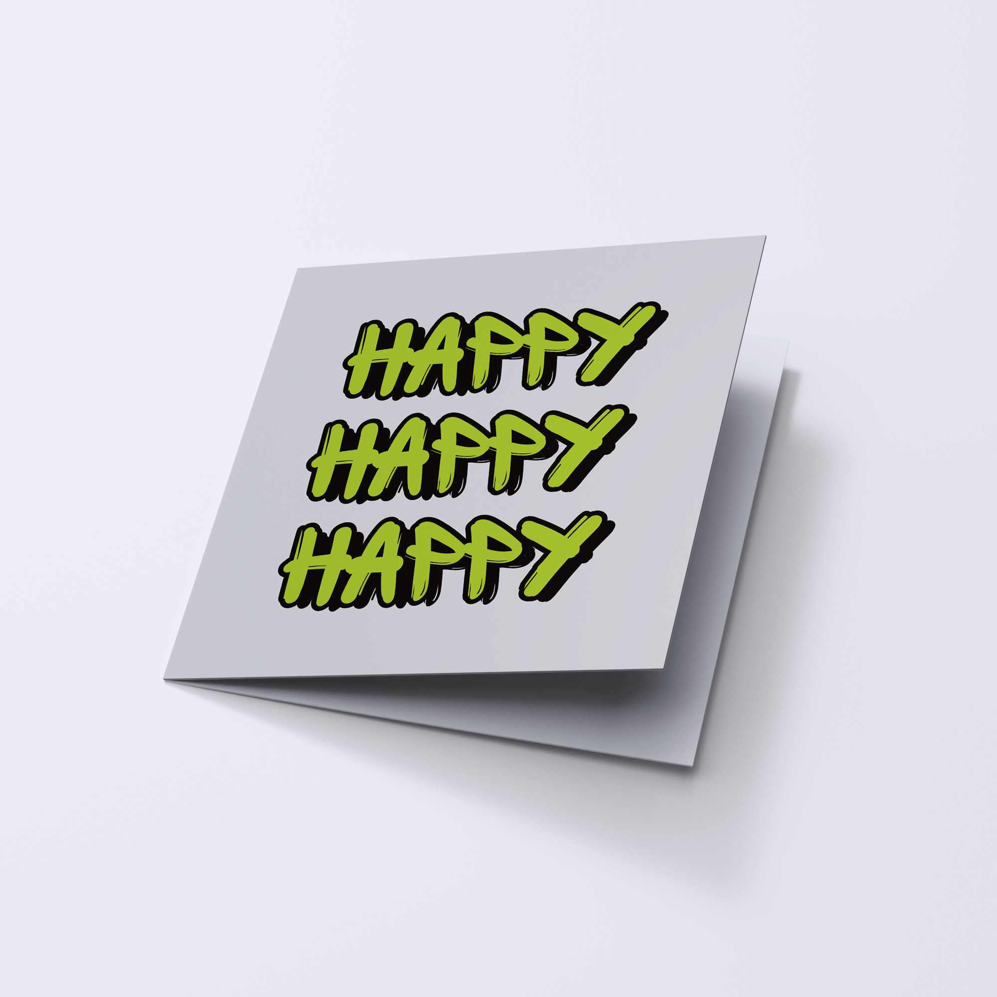 Happy Happy Happy Card