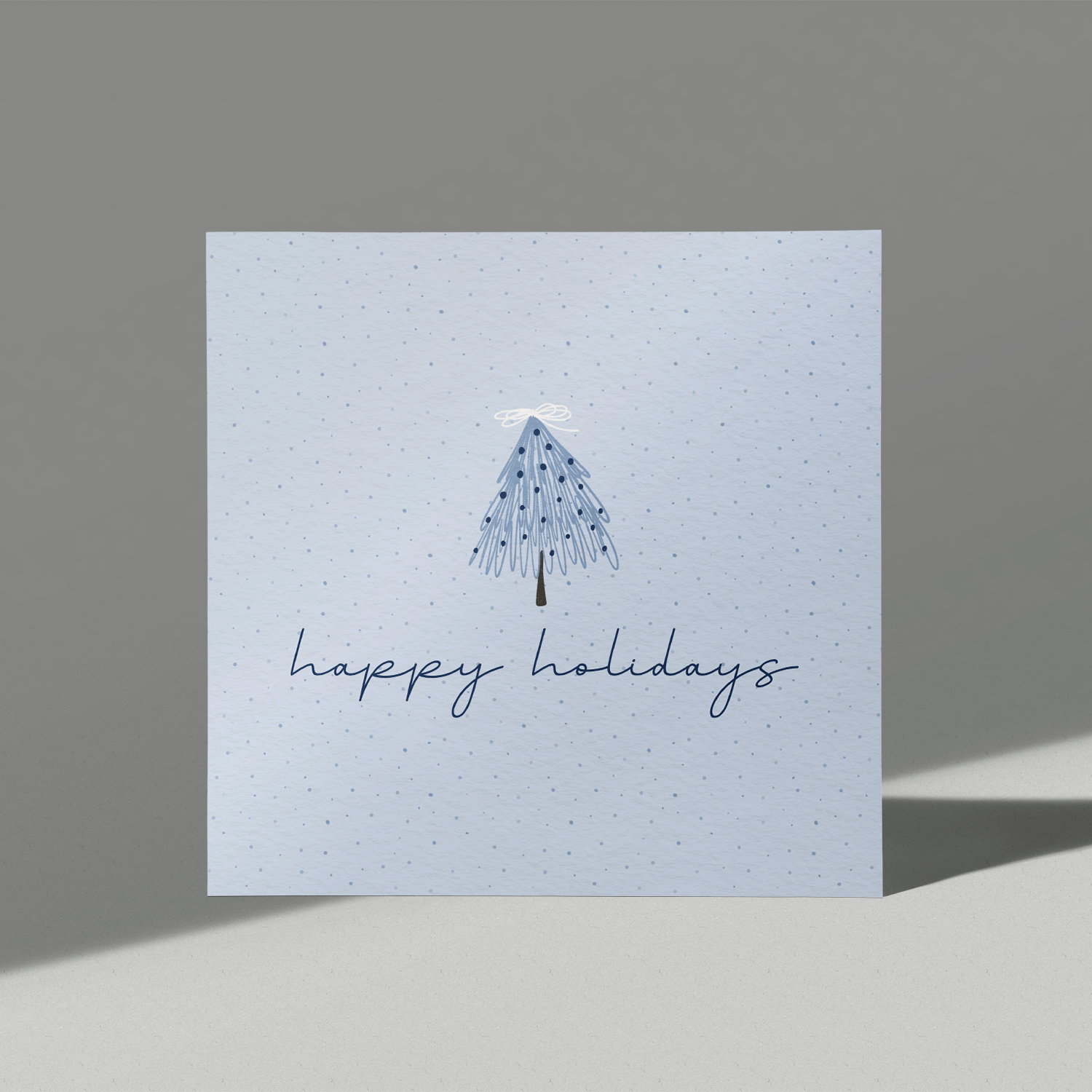 Happy Holidays Handwritten Card