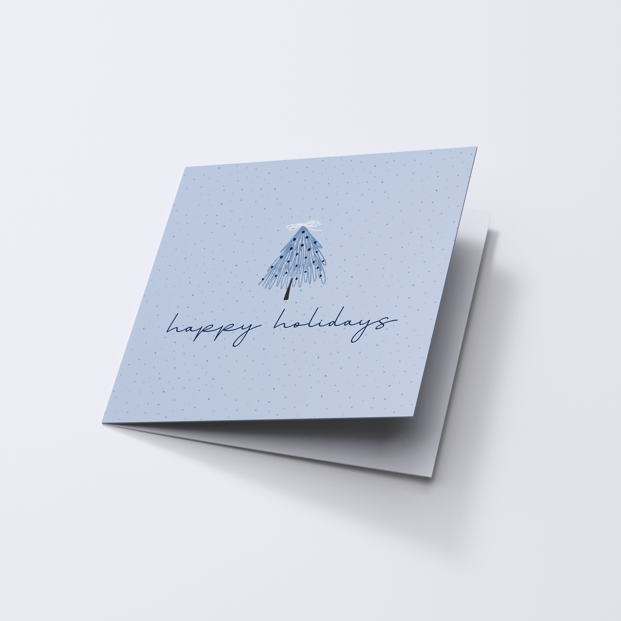 Happy Holidays Handwritten Card