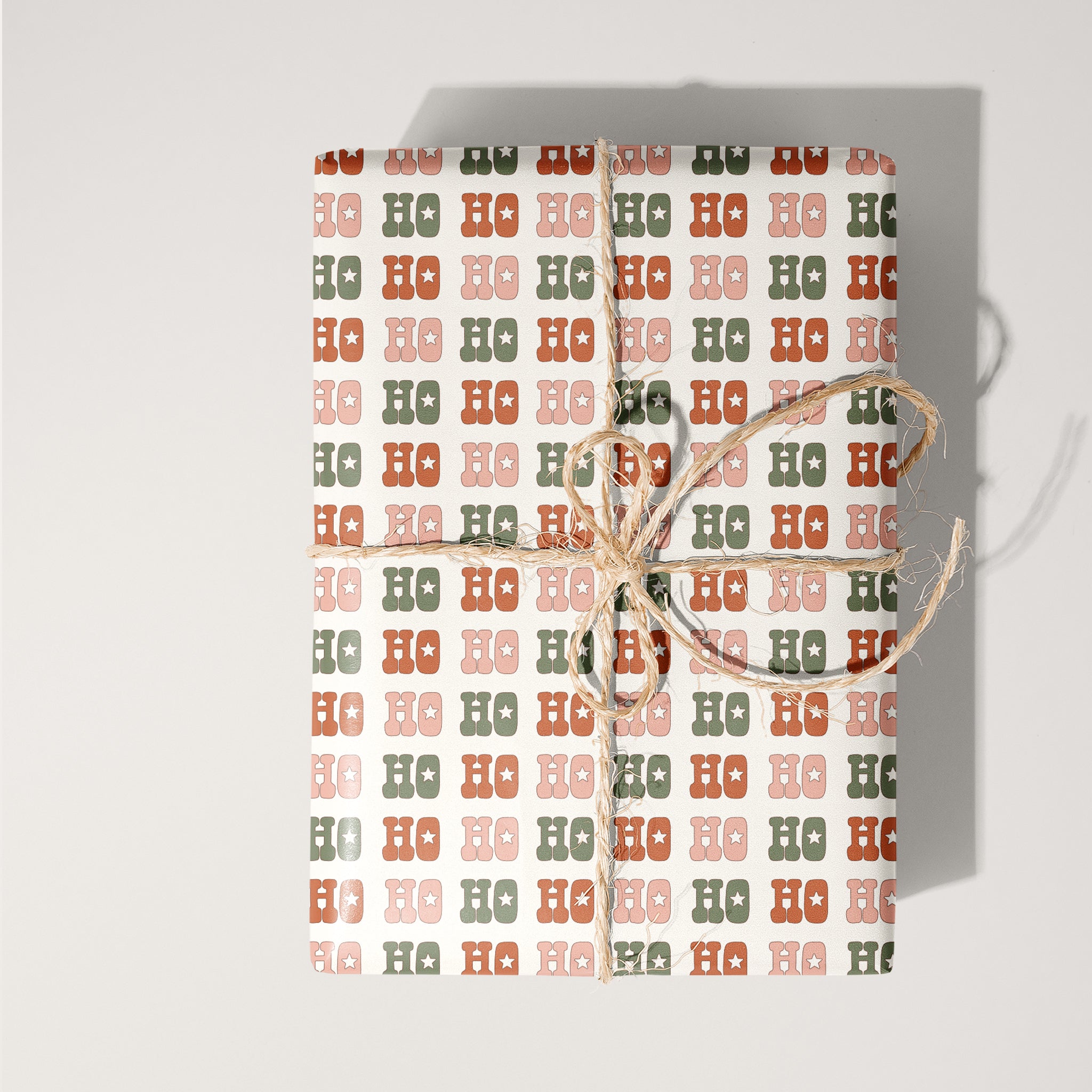 Colorful Ho Ho Ho Wrapping Paper