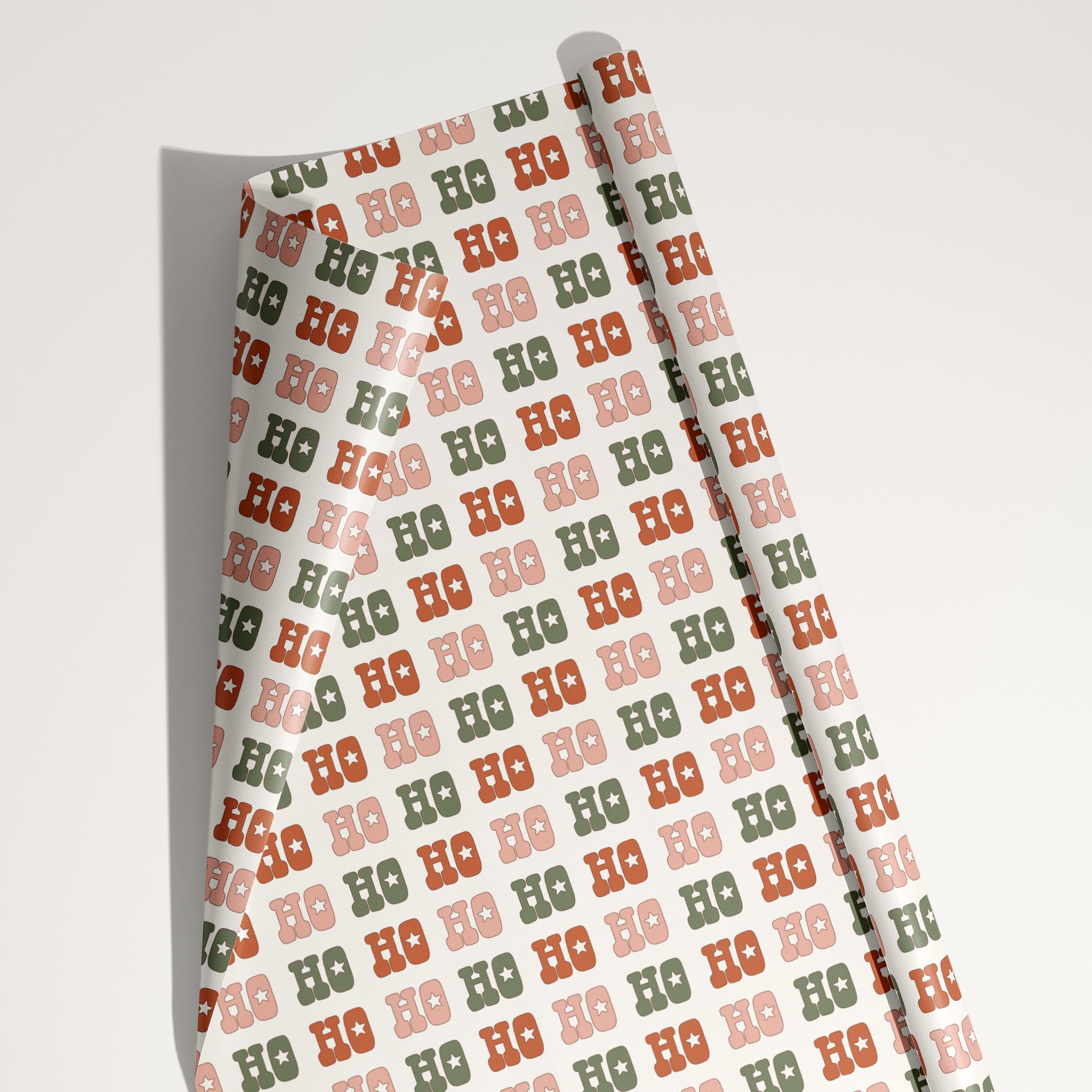 Colorful Ho Ho Ho Wrapping Paper