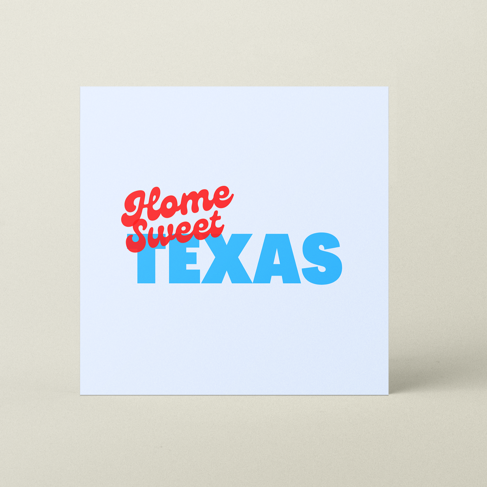 Home Sweet Texas Card