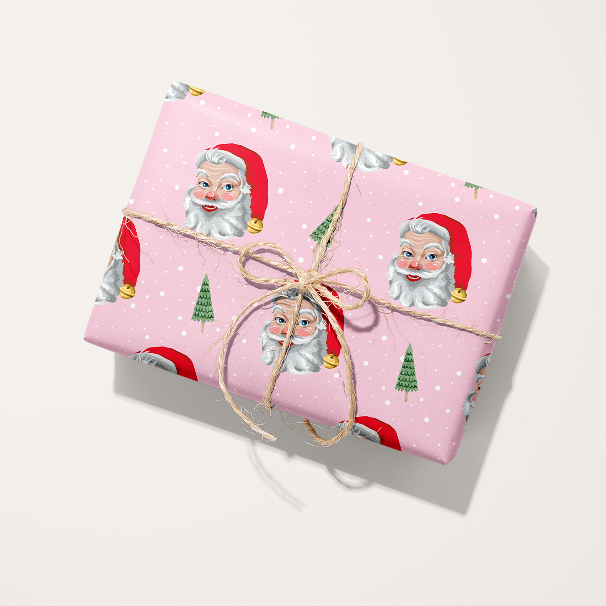 Kitschy Santa Wrapping Paper