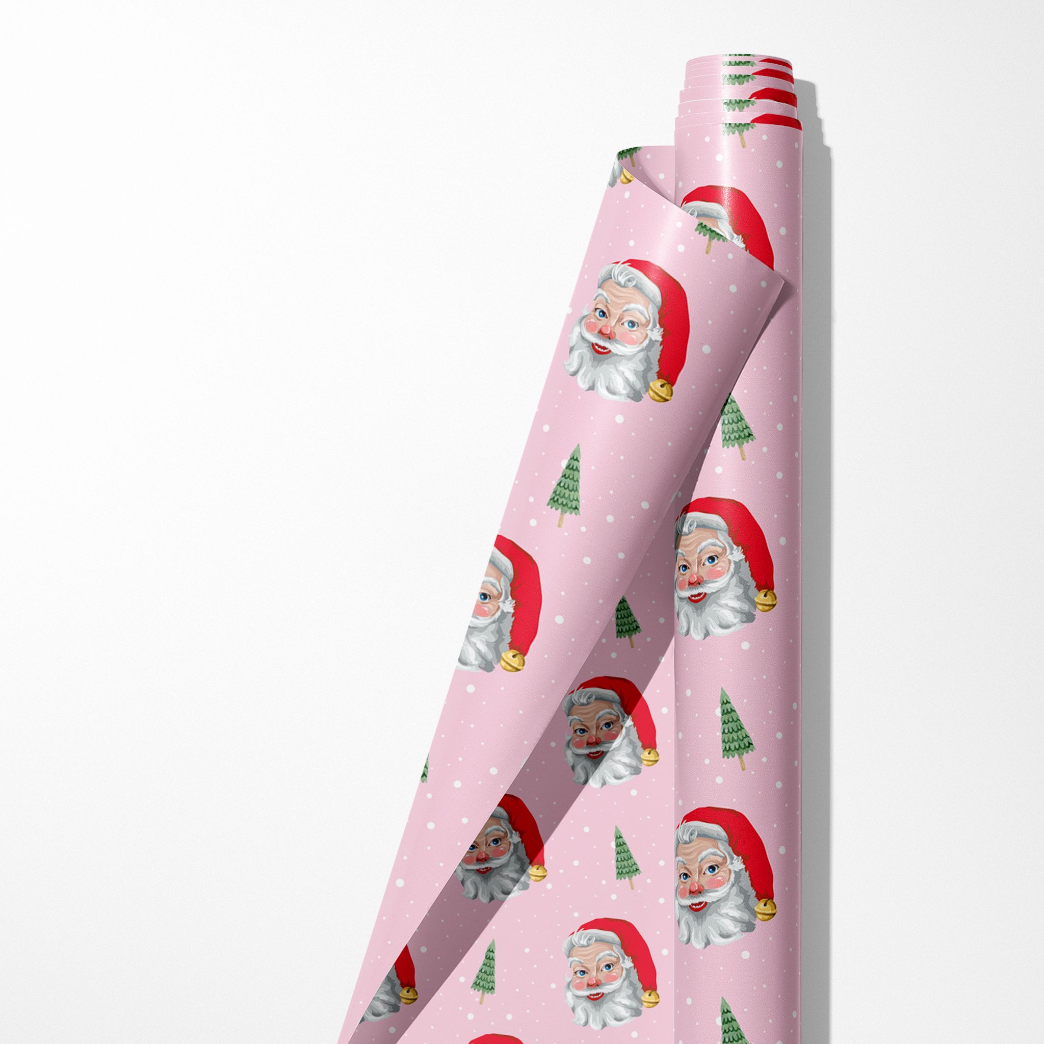 Kitschy Santa Wrapping Paper