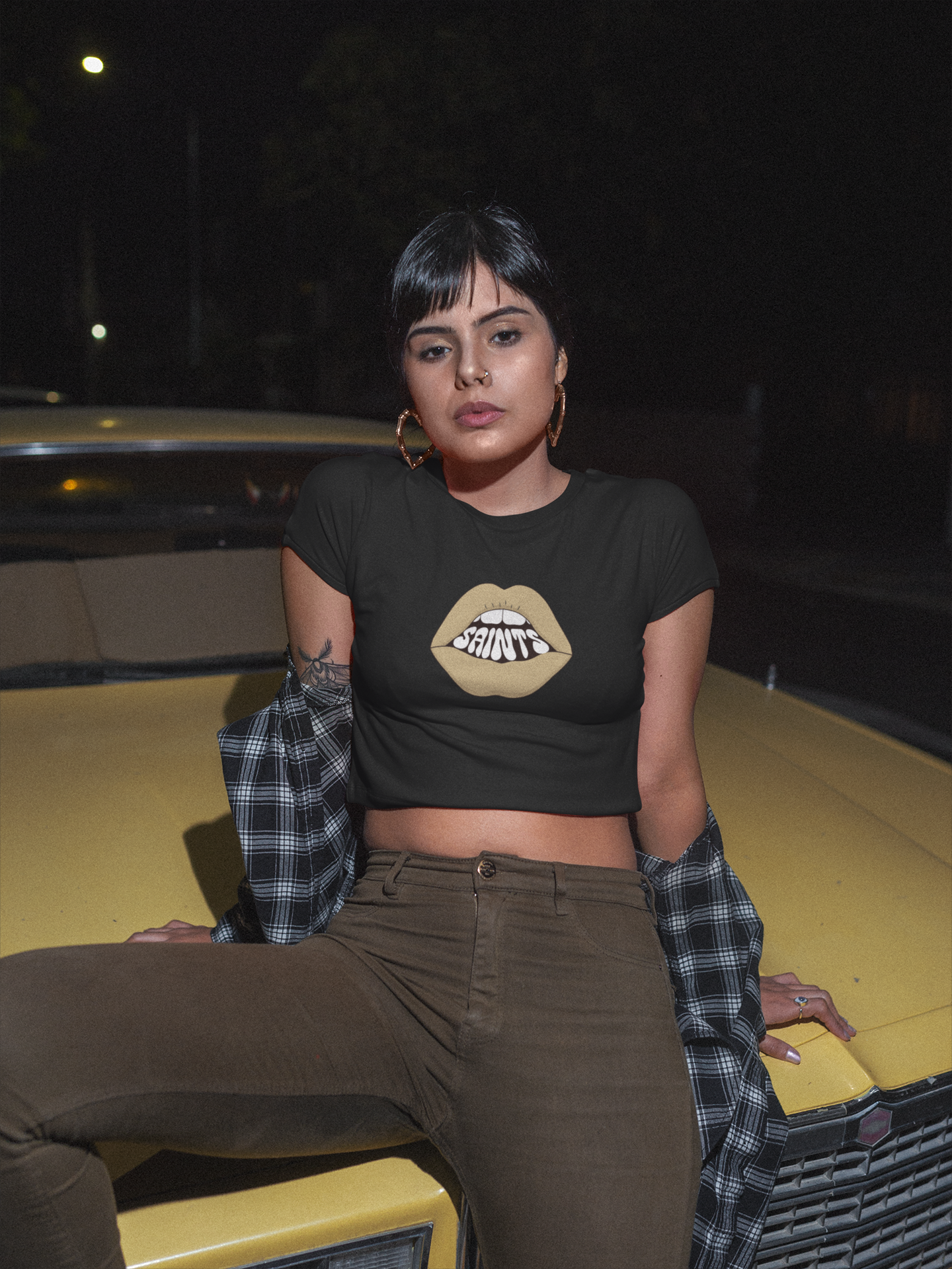 latina-girl-wearing-a-tshirt-mockup-sitting-on-the-hood-of-a-car-a19417.png