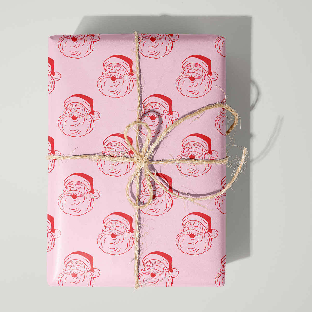 Laughing Santas Wrapping Paper