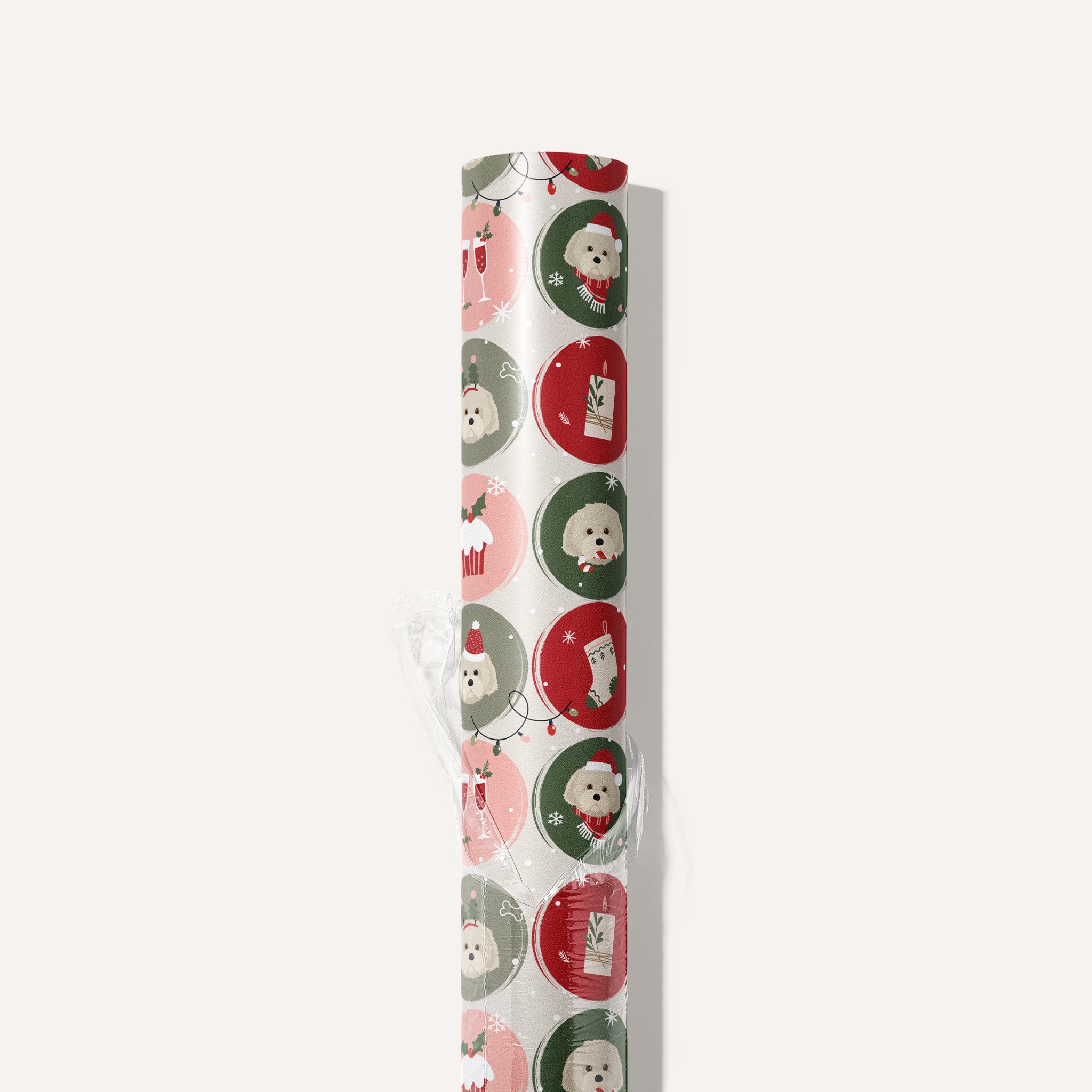 Lhasa Apso Ornaments Wrapping Paper