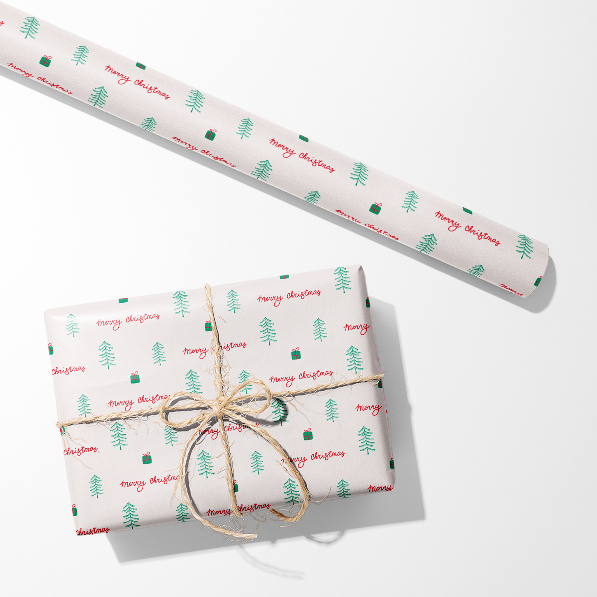 Vintage Merry Christmas Wrapping Paper