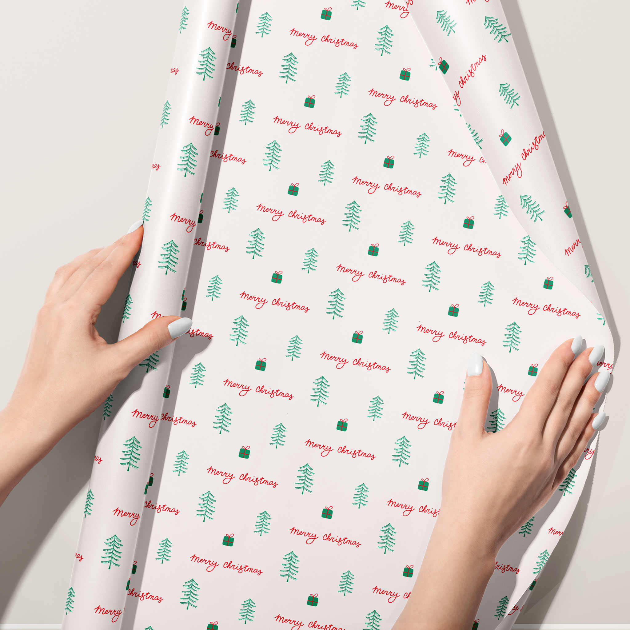 Vintage Merry Christmas Wrapping Paper