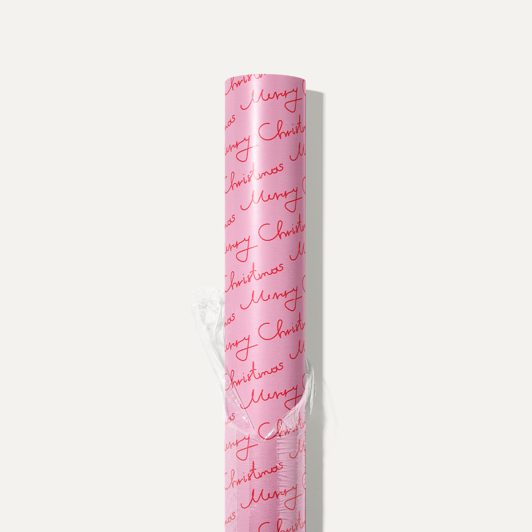 Merry Christmas Script Wrapping Paper