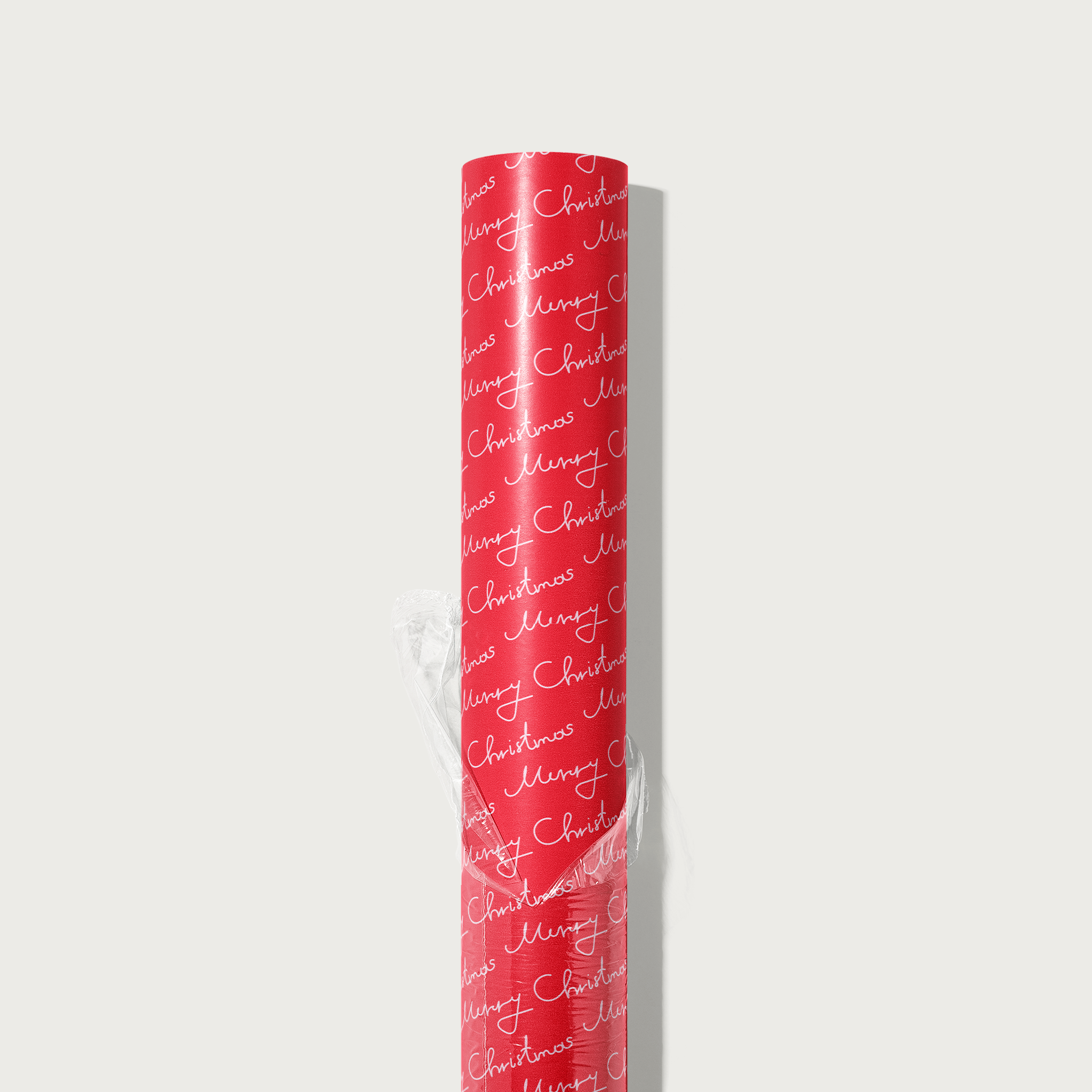 Merry Christmas Script Wrapping Paper