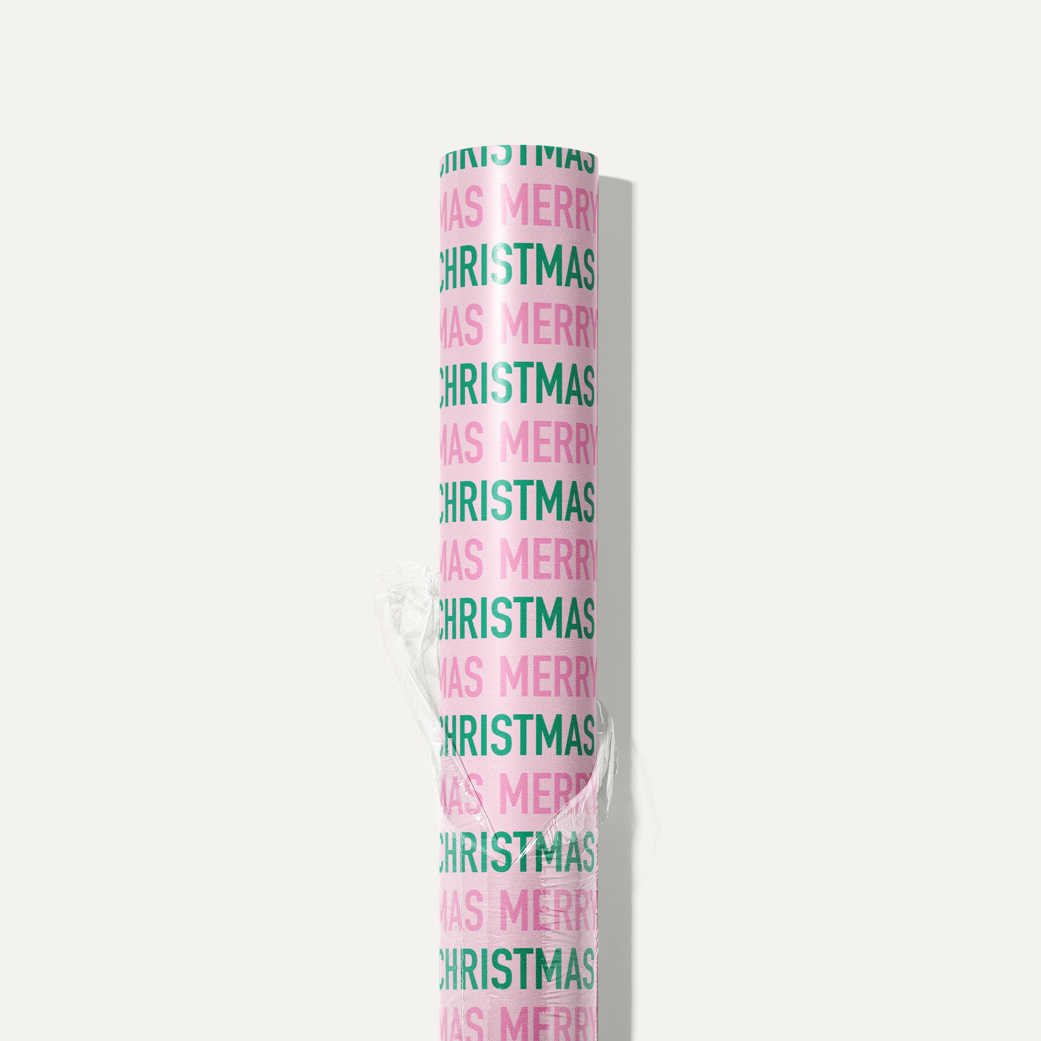 Merry Christmas Text Wrapping Paper